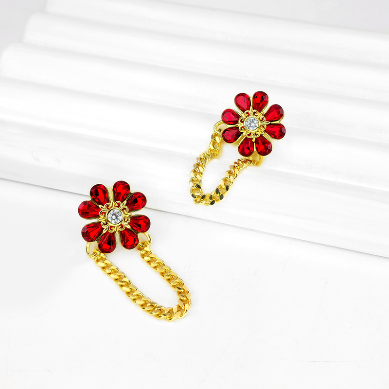 Blazing Red Bloom Collection – Earring - harmony