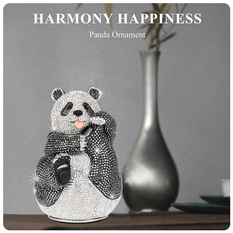 Harmony Happiness - Panda Ornament Close-up image