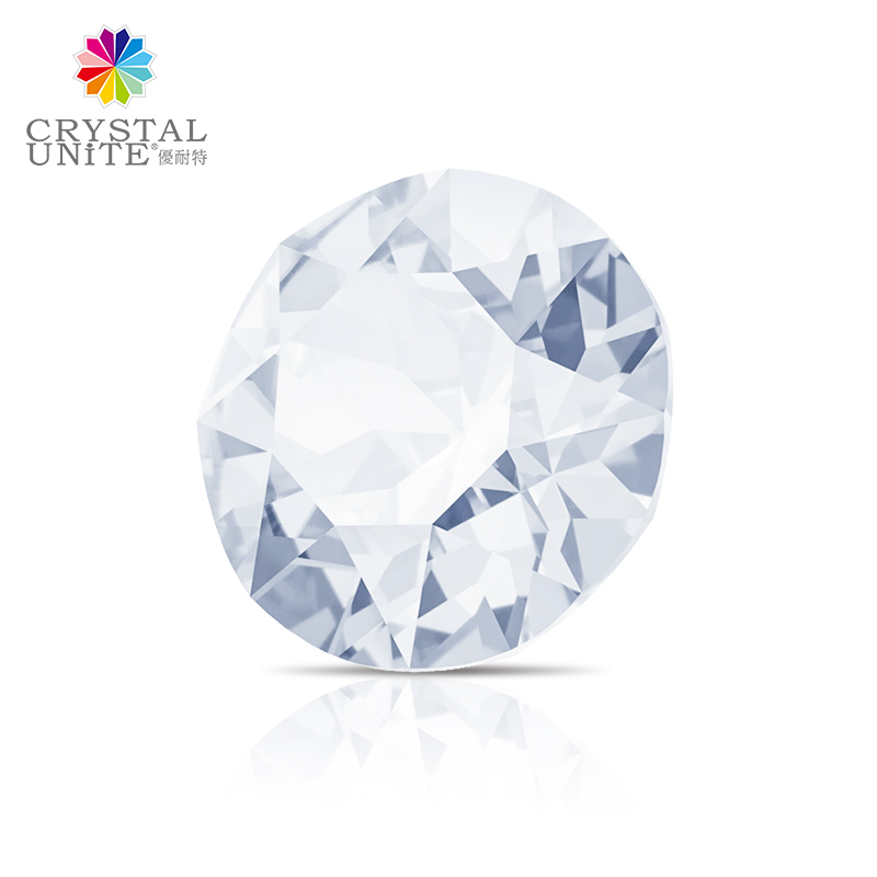 U1088 Pointed Back Rhinestone Side View