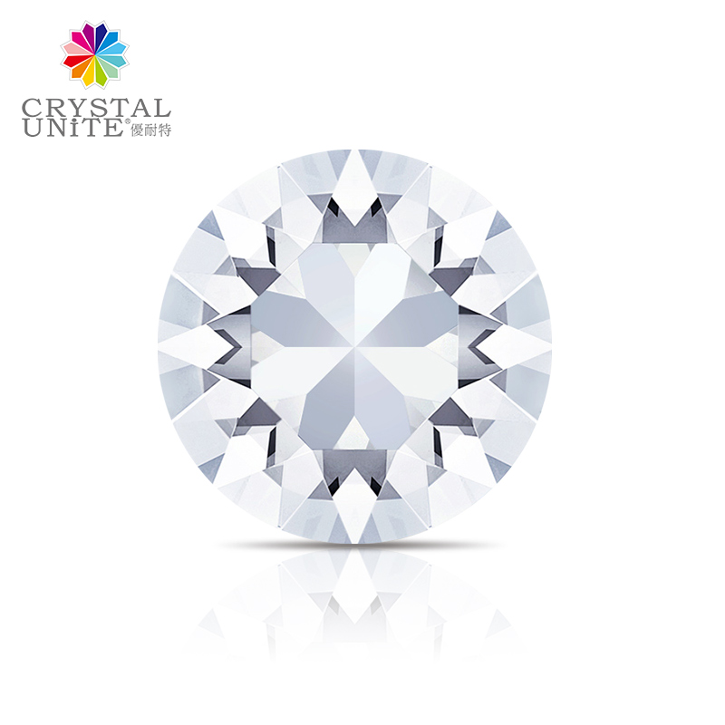 U1088 Pointed Back Rhinestone Front View