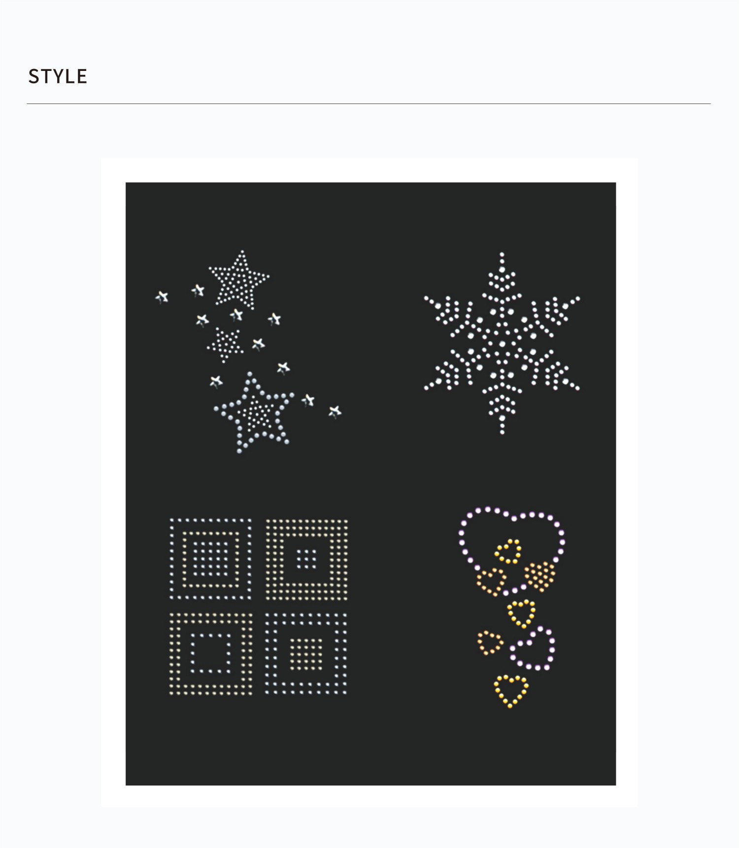 Rhinestone Decals for Clothing