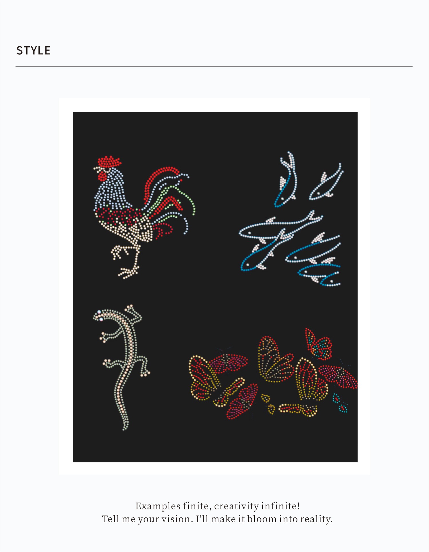 Rhinestone Transfer Templates