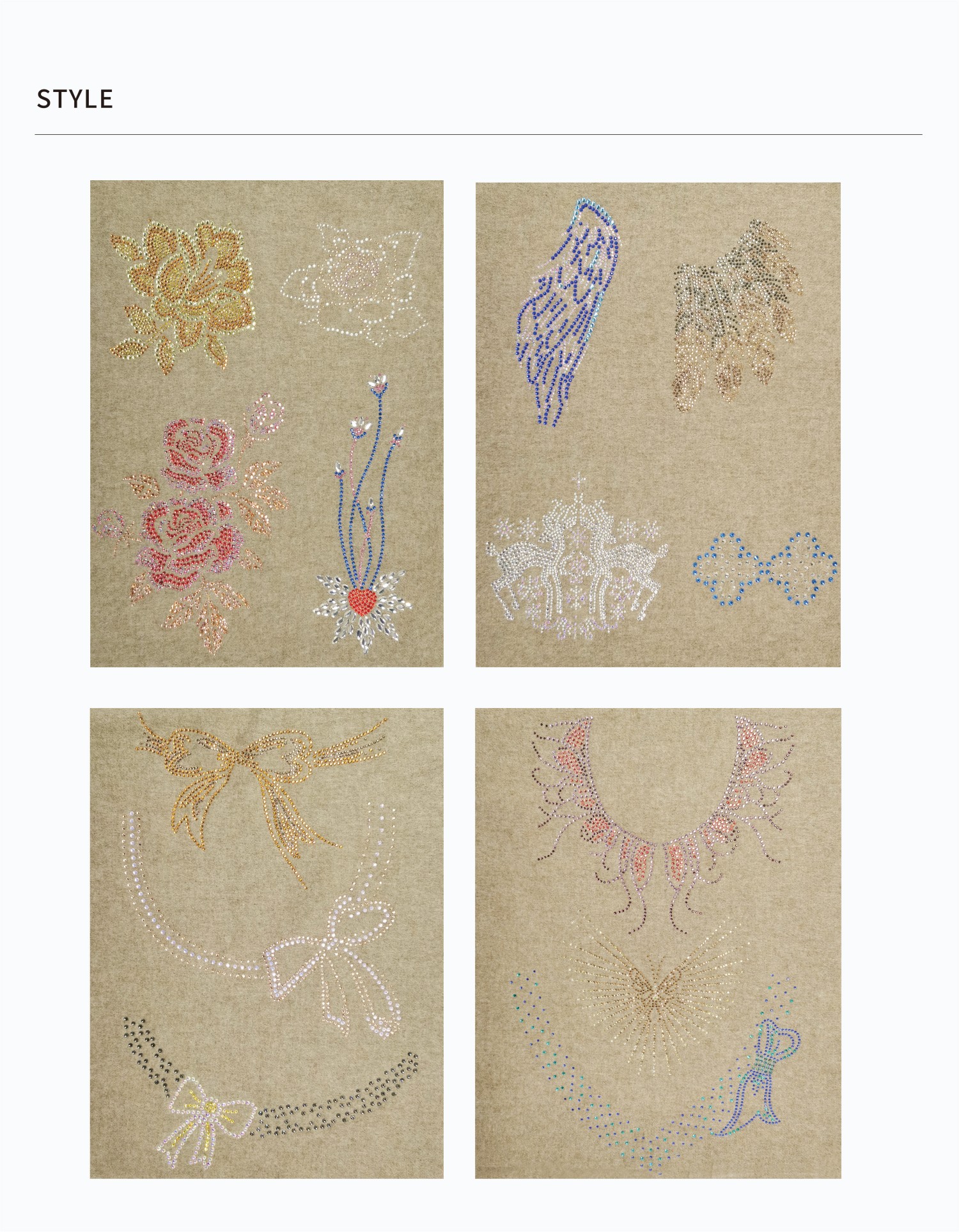 Rhinestone Transfer Designs