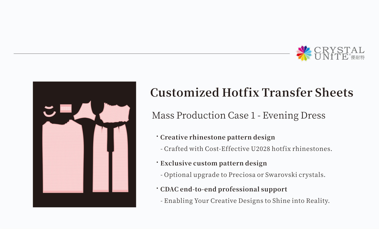 Custom Hot Fix Rhinestone Transfers