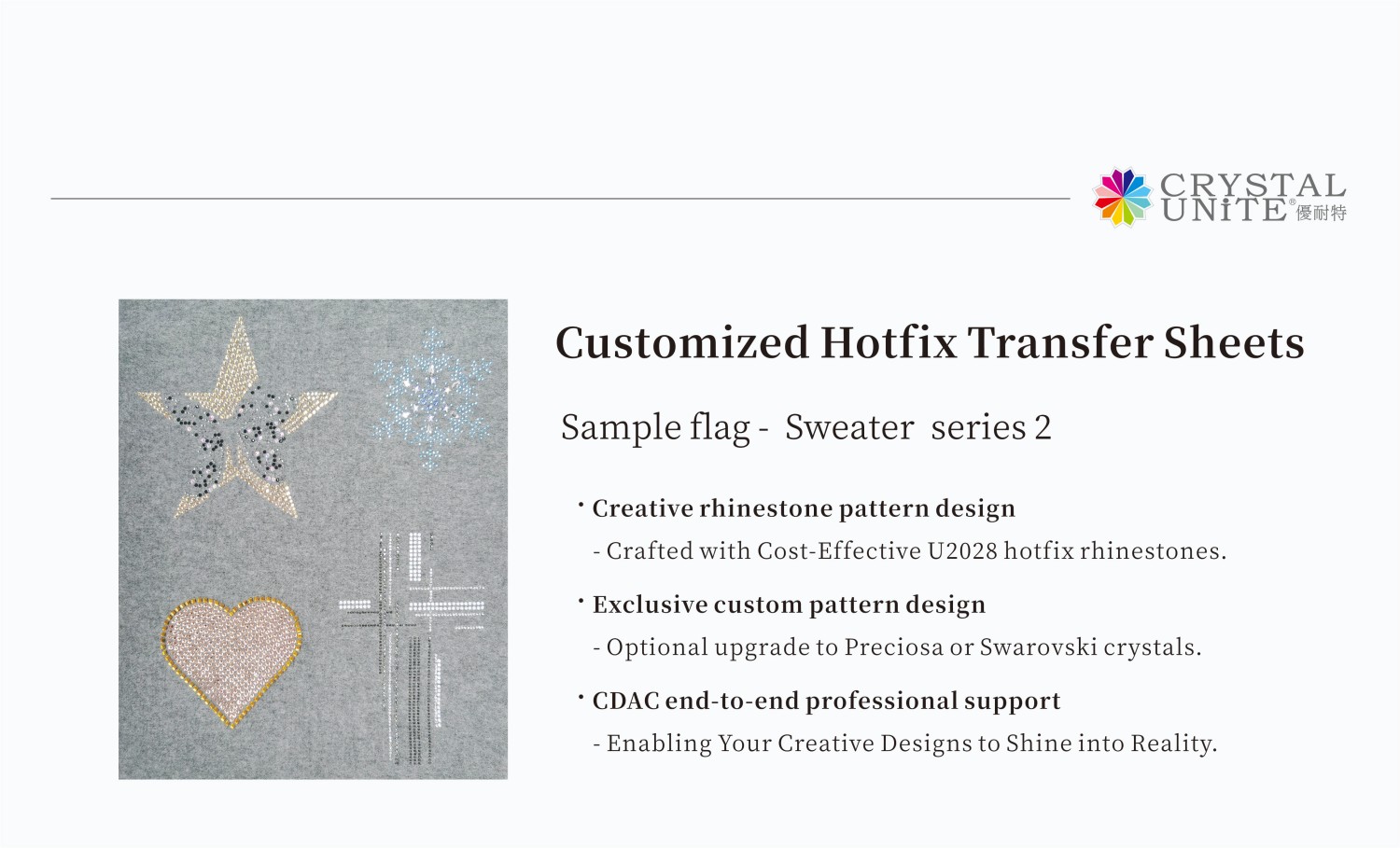 Custom Rhinestone Transfers for B2B