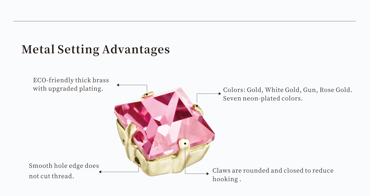 Rhinestones with Prongs - settings analysis