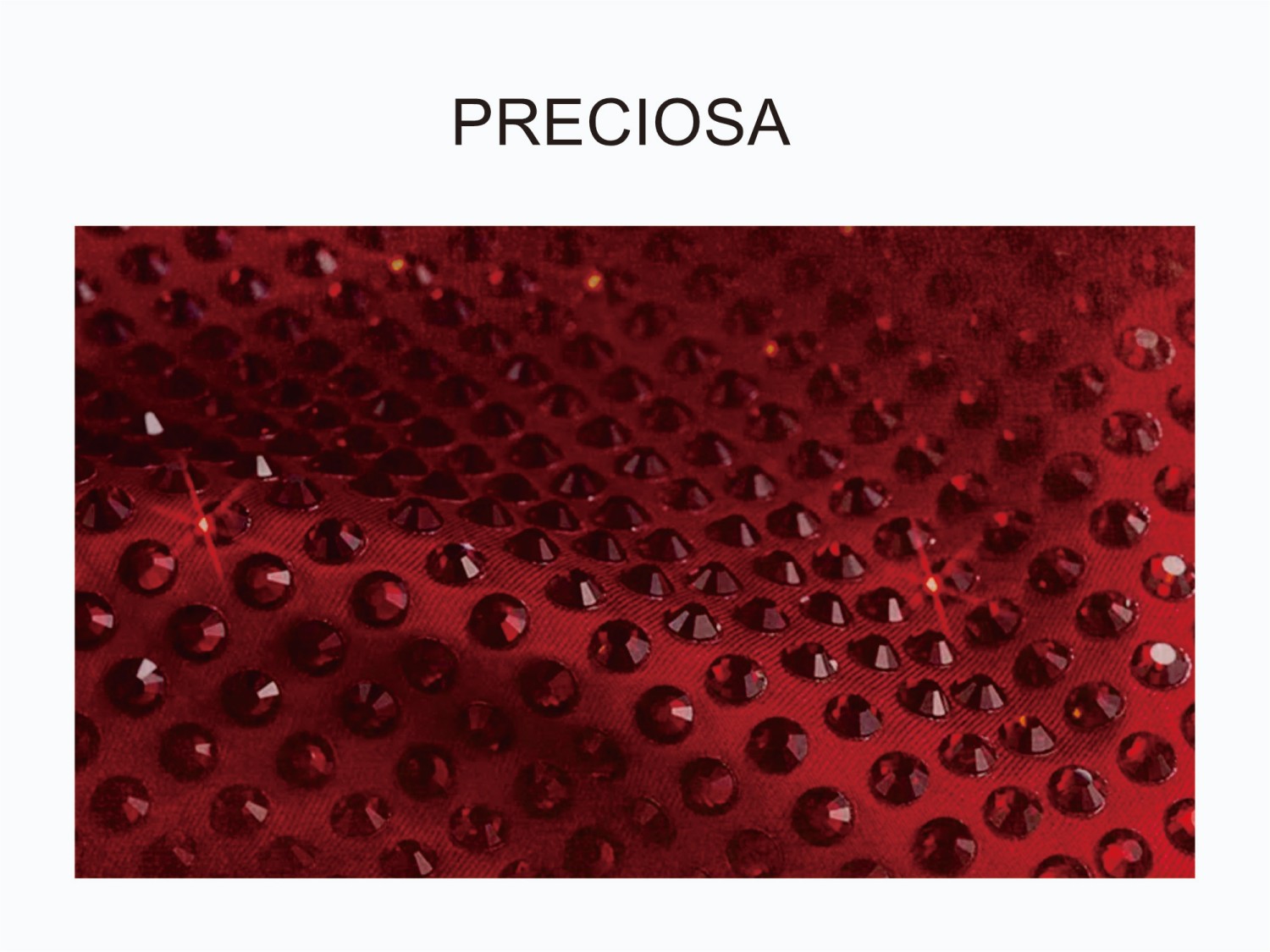 Preciosa New Product Launch | The new color 'Pigeon Blood Red' interprets neo-romanticism with modern aesthetics.