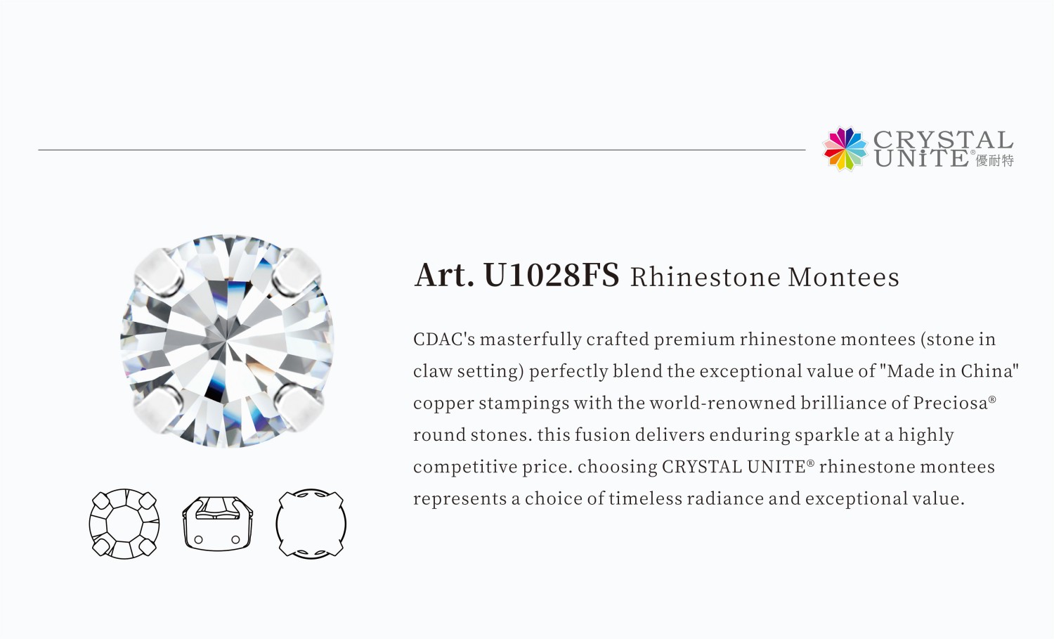 Prong Set Rhinestones - classical