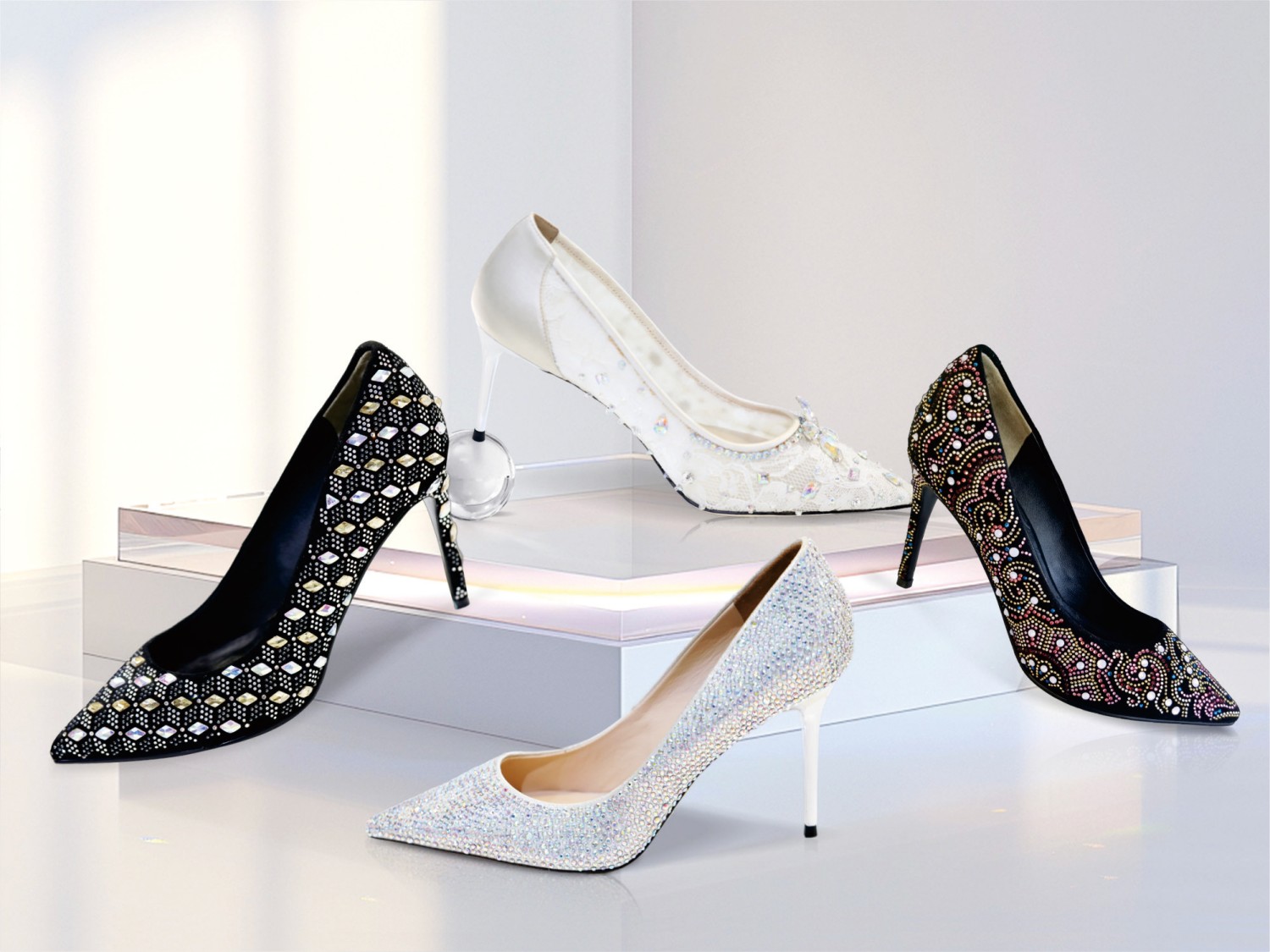 Creative Application - Fashion shoes, Hotfix Transfer Sheets for Shoes