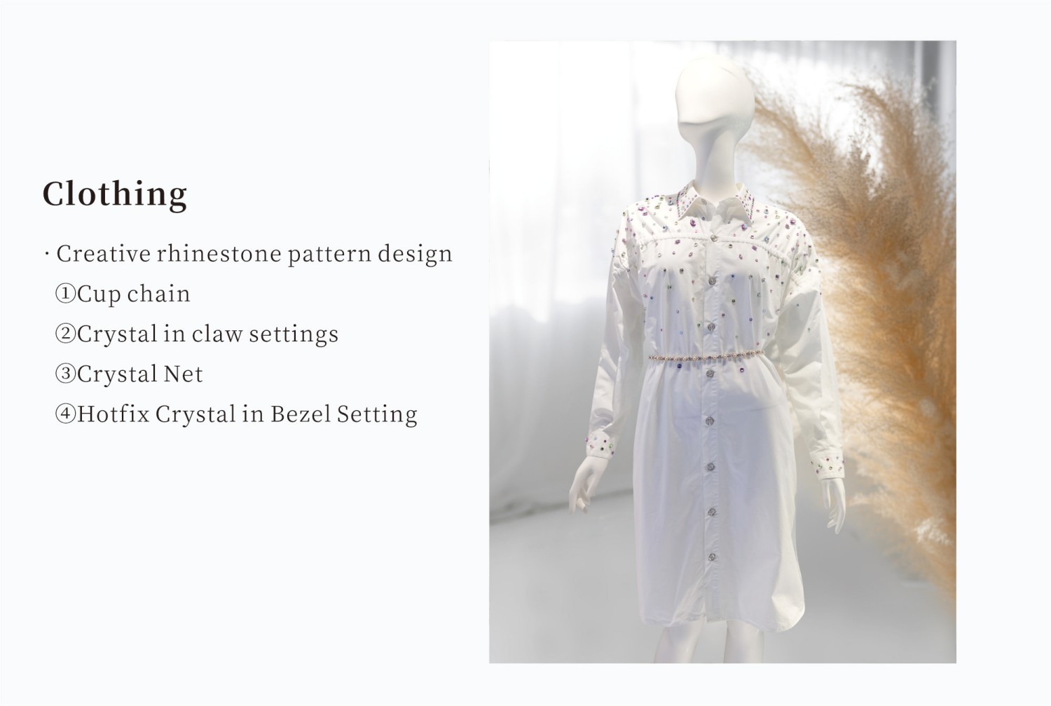 Crystal Components for Dress