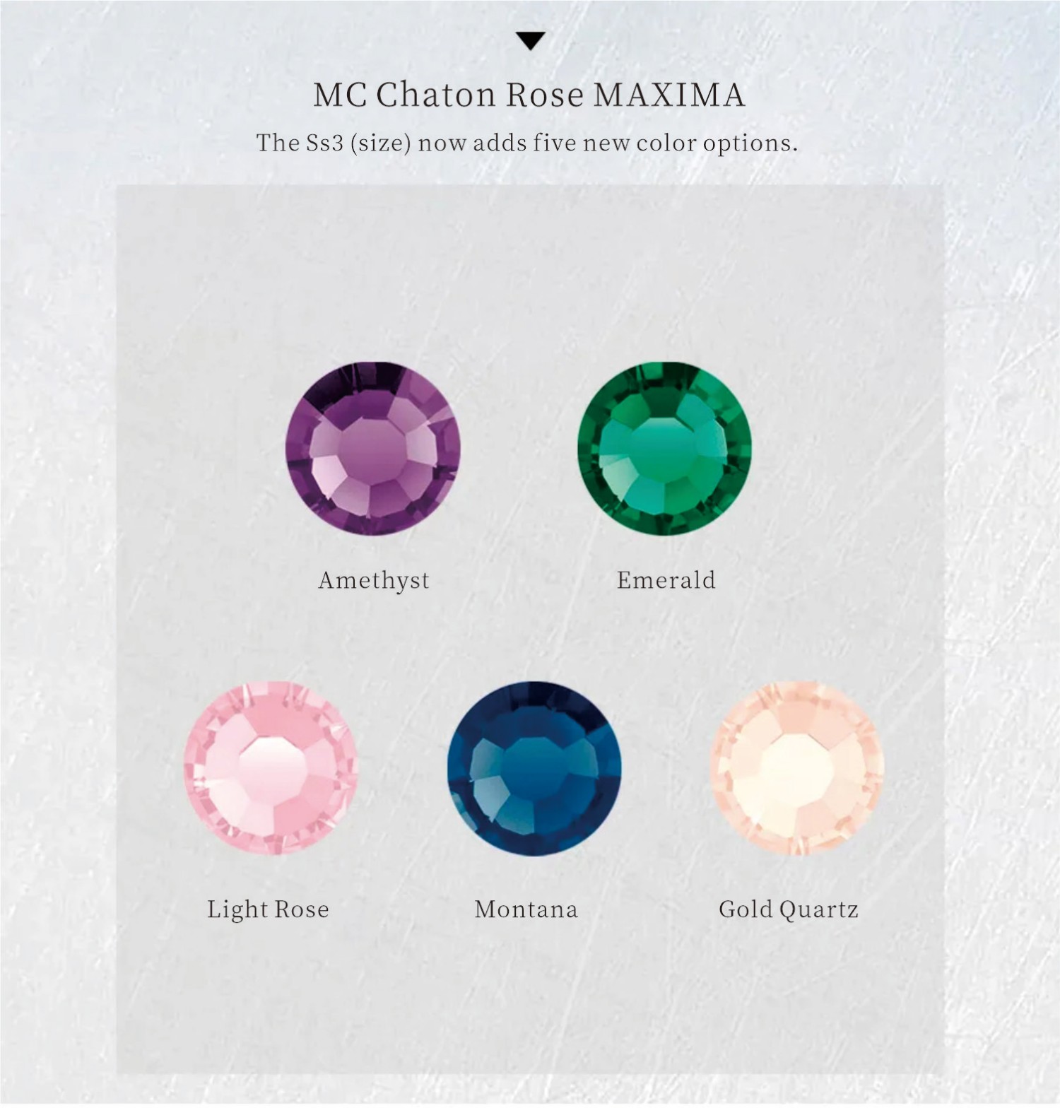 Preciosa SS3 Chaton Rose MAXIMA 5 Colors