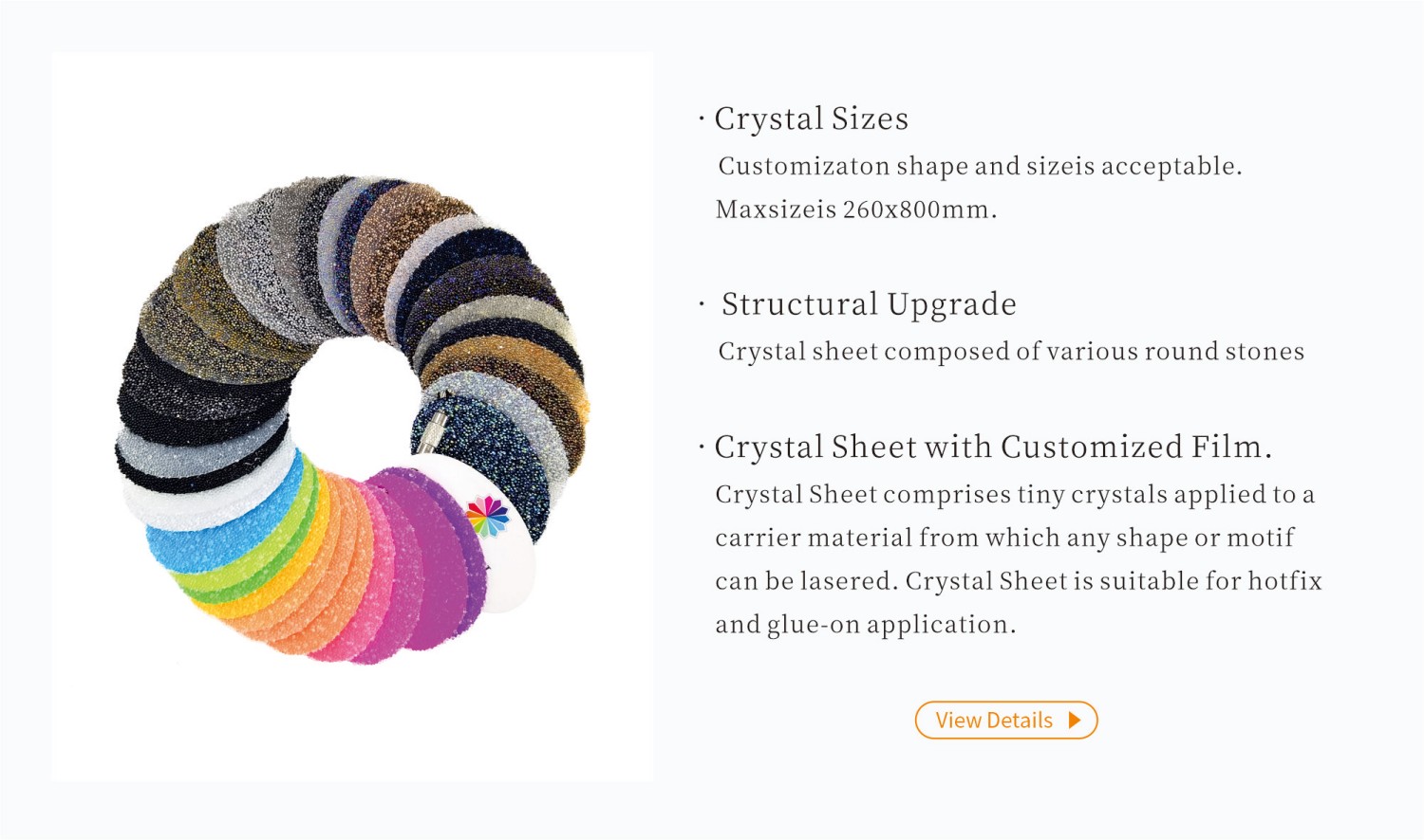 Crystal Fabric - Color