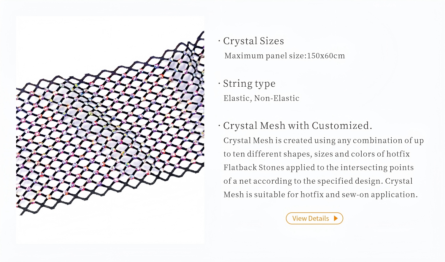 Crystal Mesh Elastic