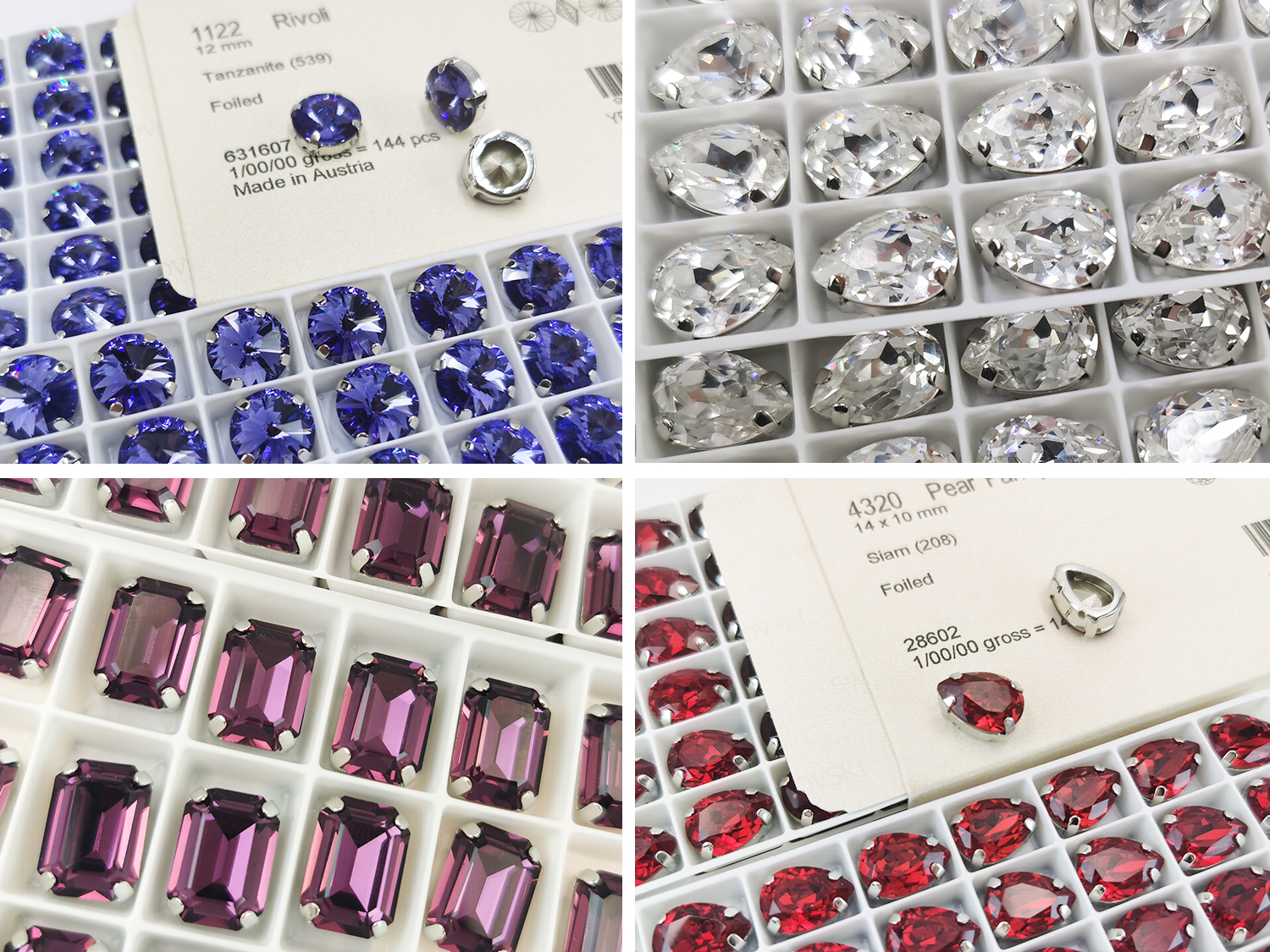 Wholesale Austrian Crystals in Metal Settings – Unrivaled Brilliance for Professionals