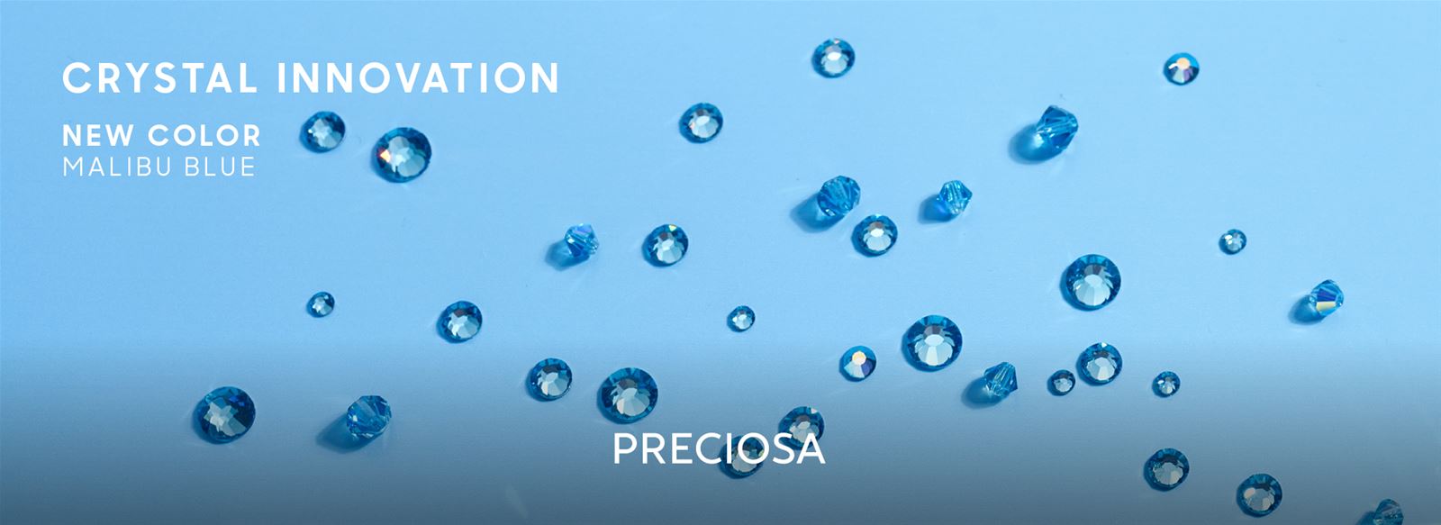 Preciosa Crystal New Malibu Blue