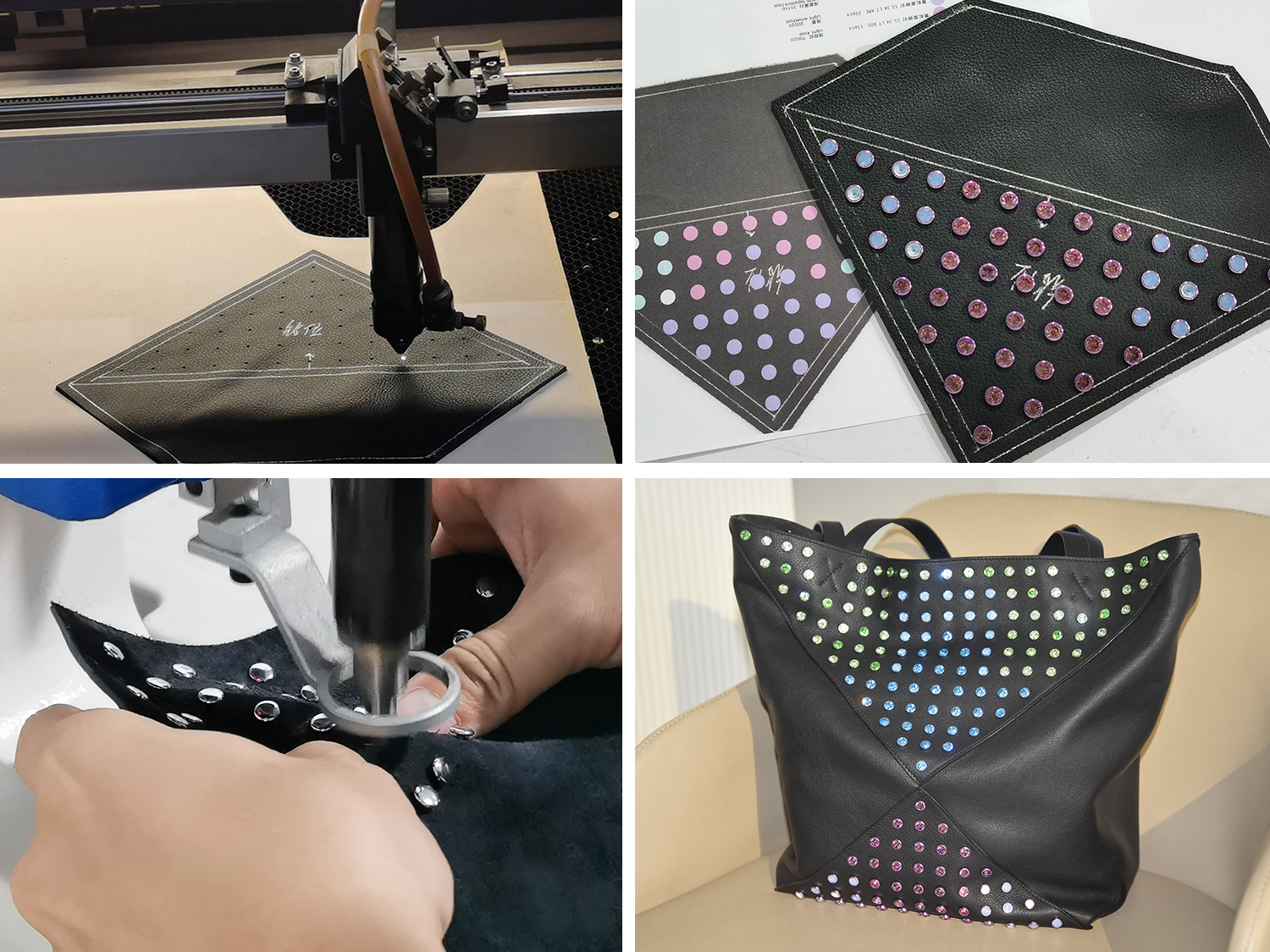 Crystal Rivets for Premium Custom Handbags