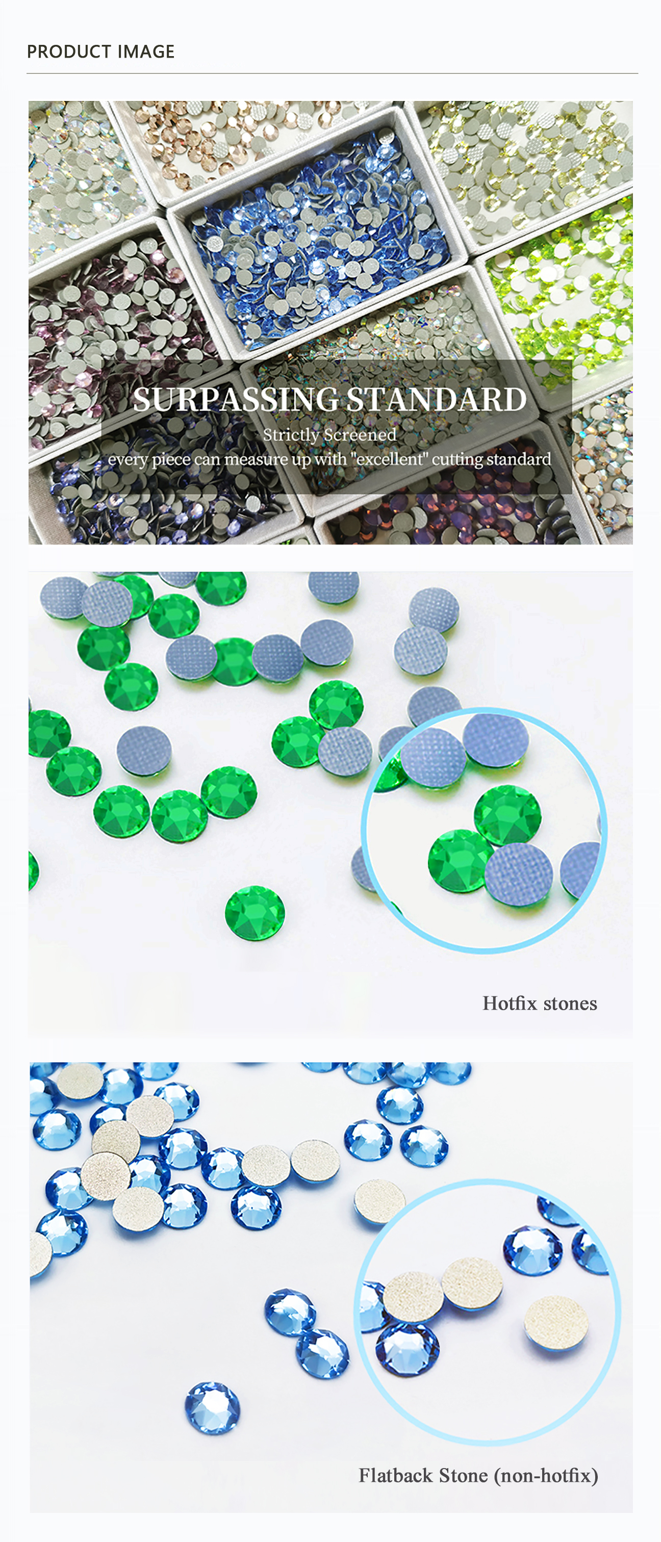 U2078 Hot Fix Rhinestones: Product Images