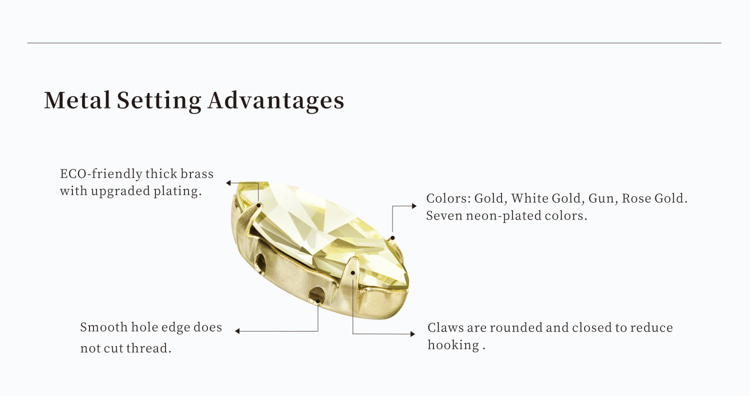 Rhinestone with Prong Settings - settings analysis