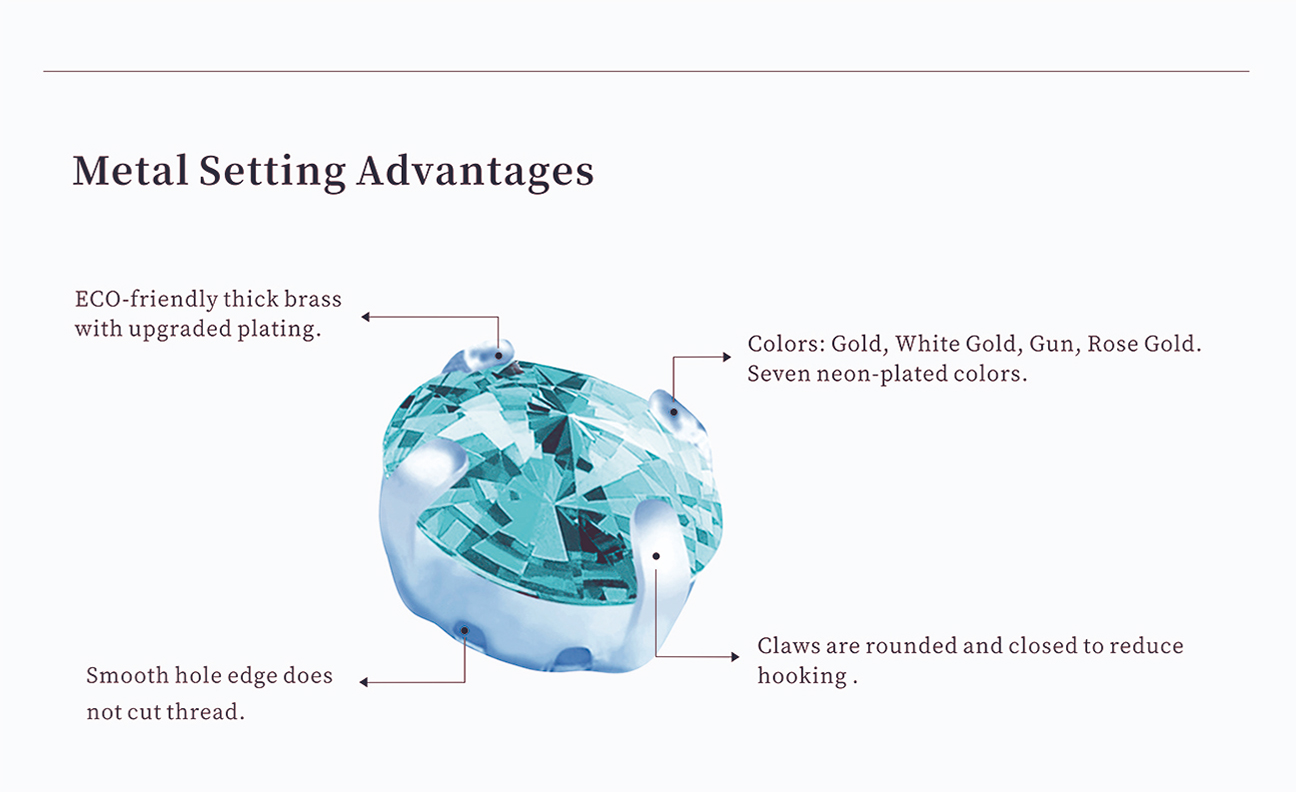 Claw Setting Rhinestones - Claw advantage