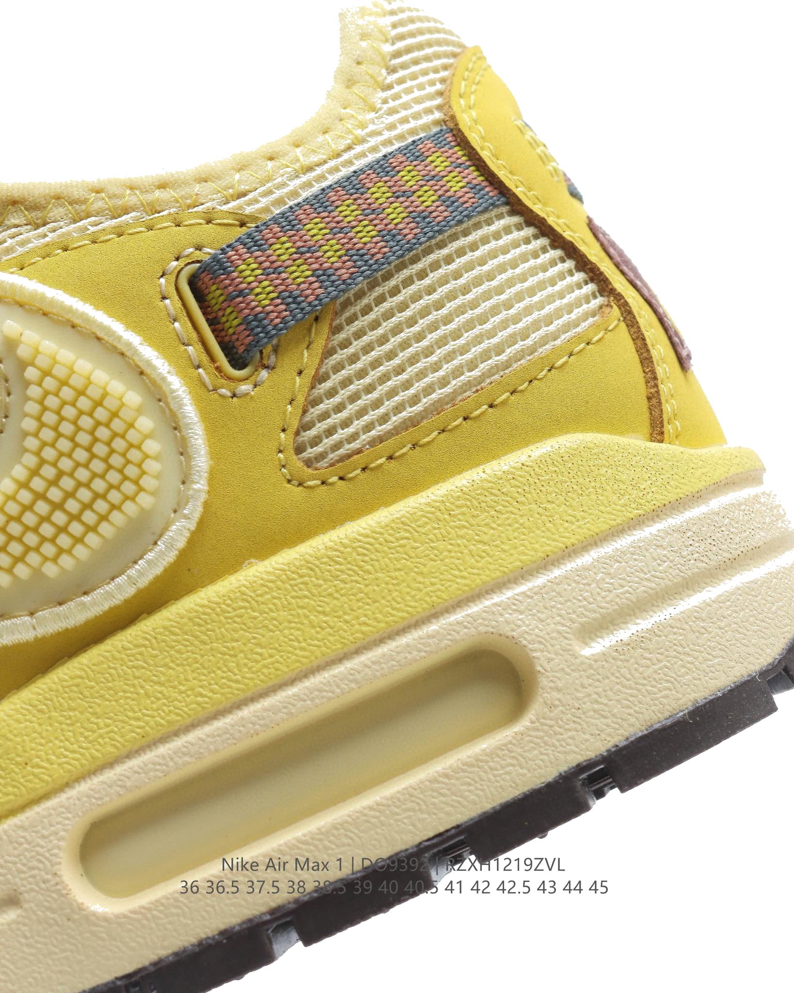 Travis Scott x Nike Air Max 1WheatLemon DO9392 Dames & Heren Schoenen-1