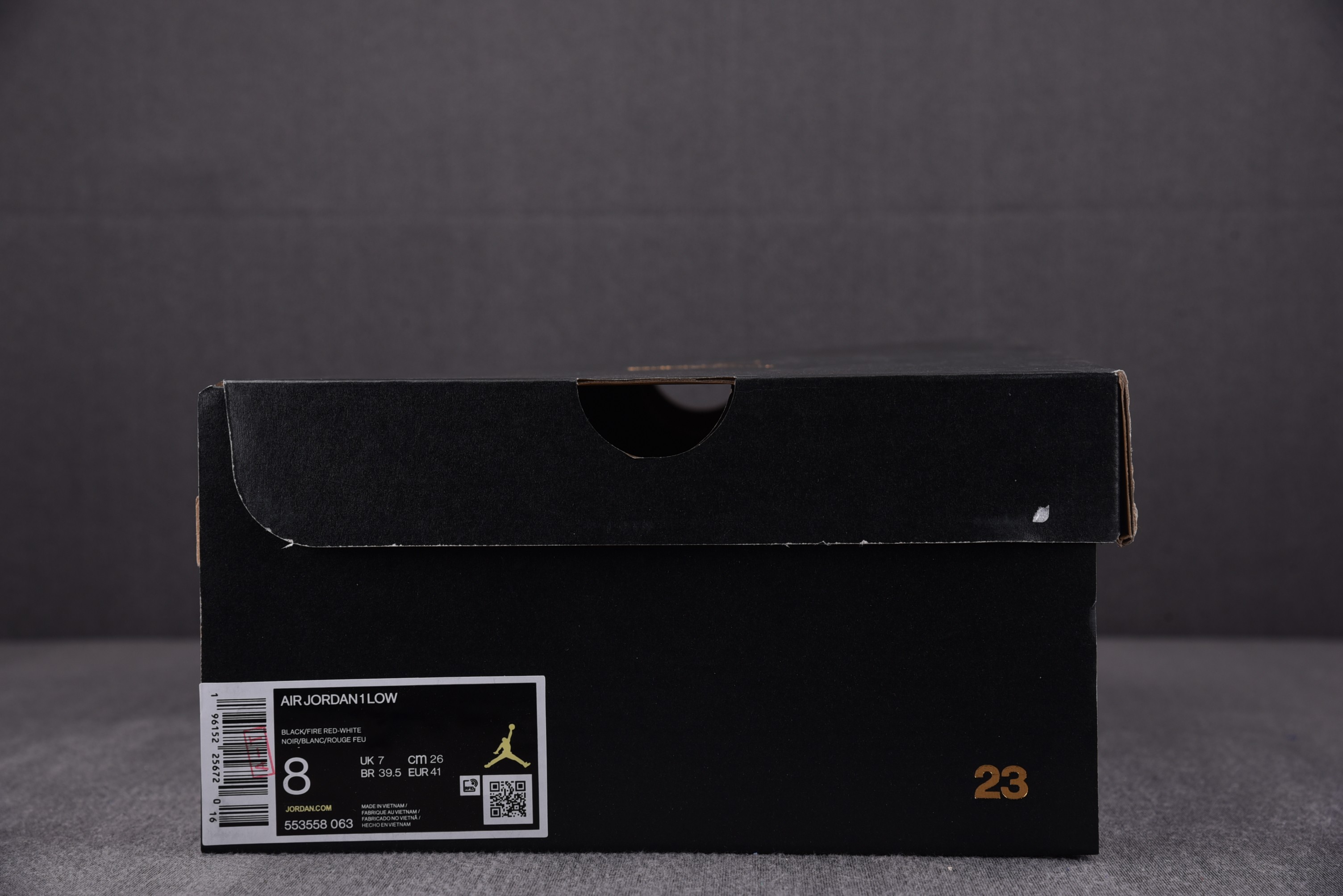 Jordan 1 Low White Toe