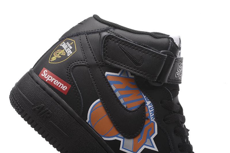 Air Force 1 Mid Supreme NBA Black