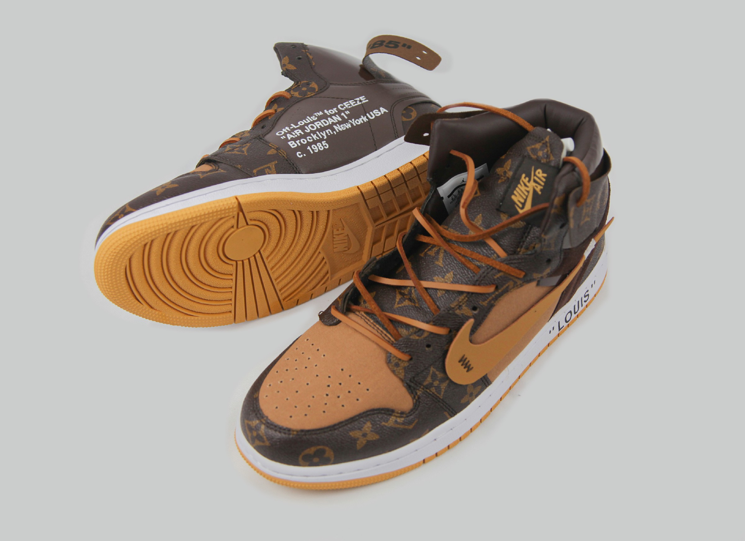 Air Jordan 1 Retro High x Louis Vuitton (Custom)