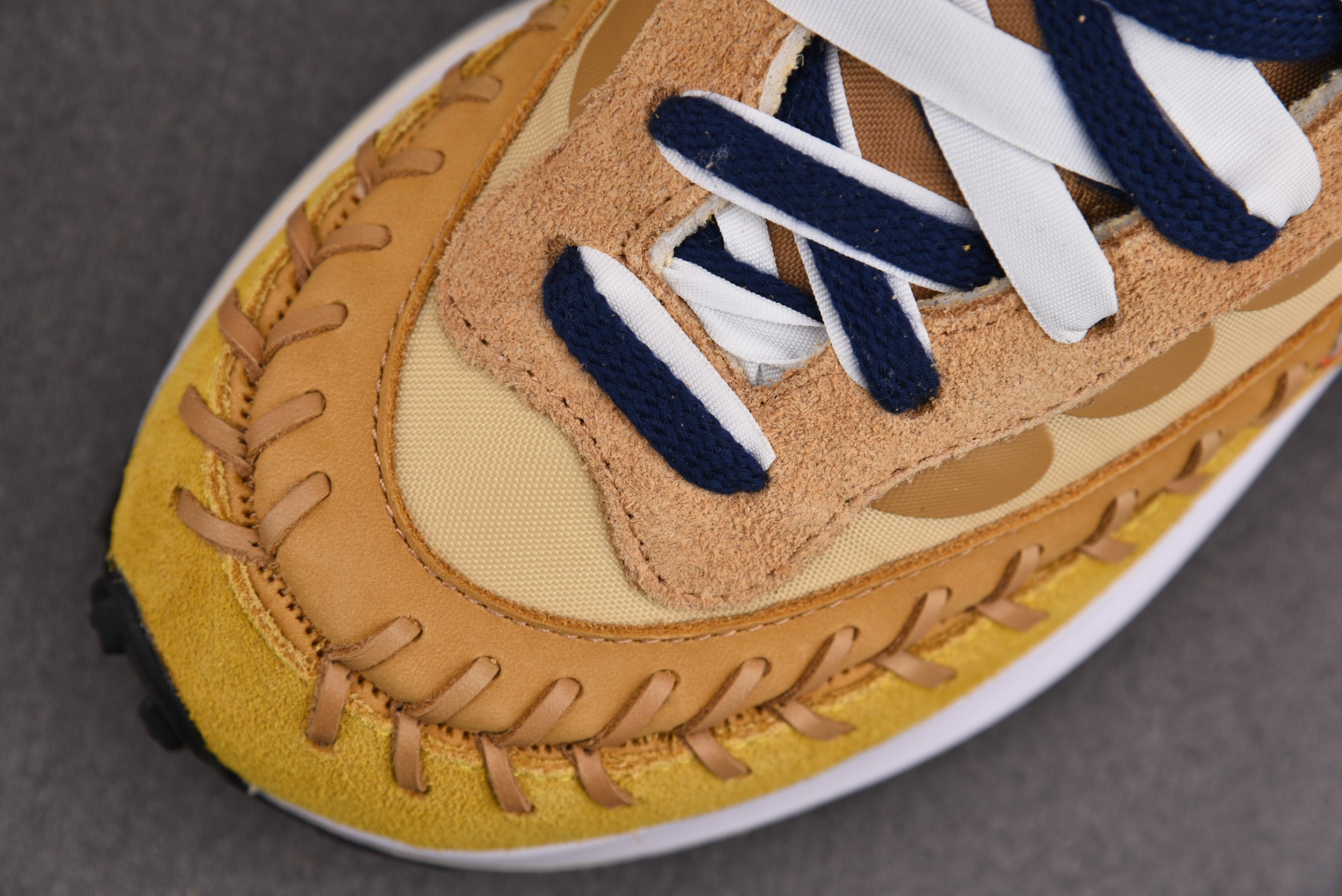 Nike Vaporwaffle sacai Jean Paul Gaultier Sesame Blue