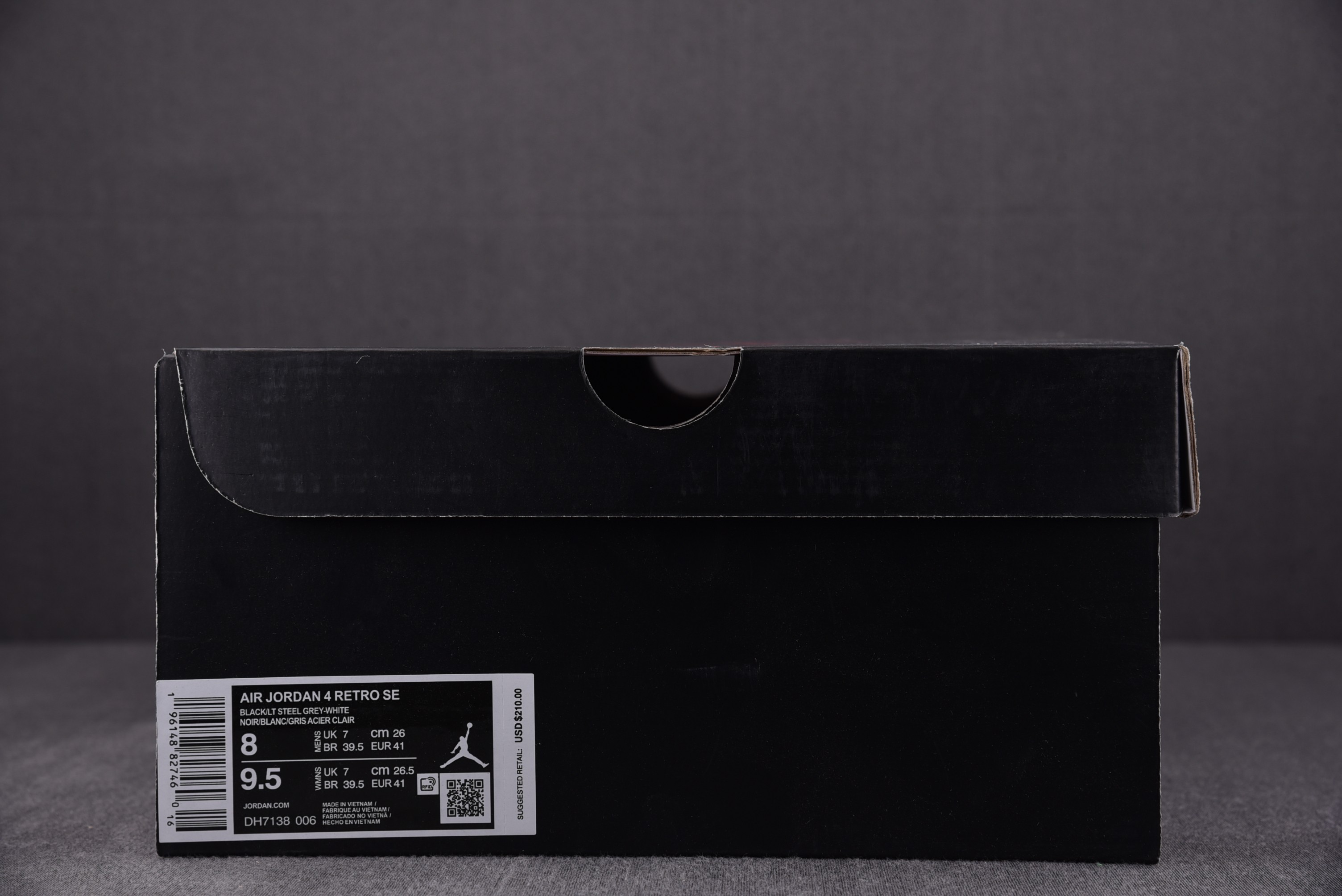 Jordan 4 Retro SE Black Canvas