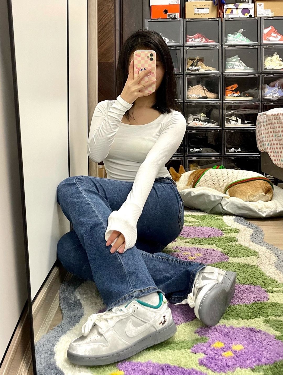 Nike Dunk Low Ice (Women Size!!)