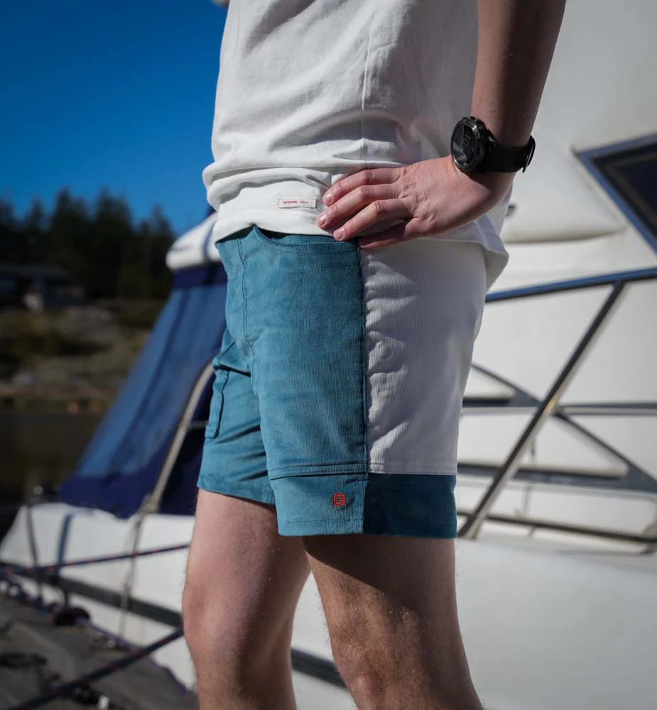 Amundsen Sports 7Incher Concord Shorts Mens Elemental Blue/Natural