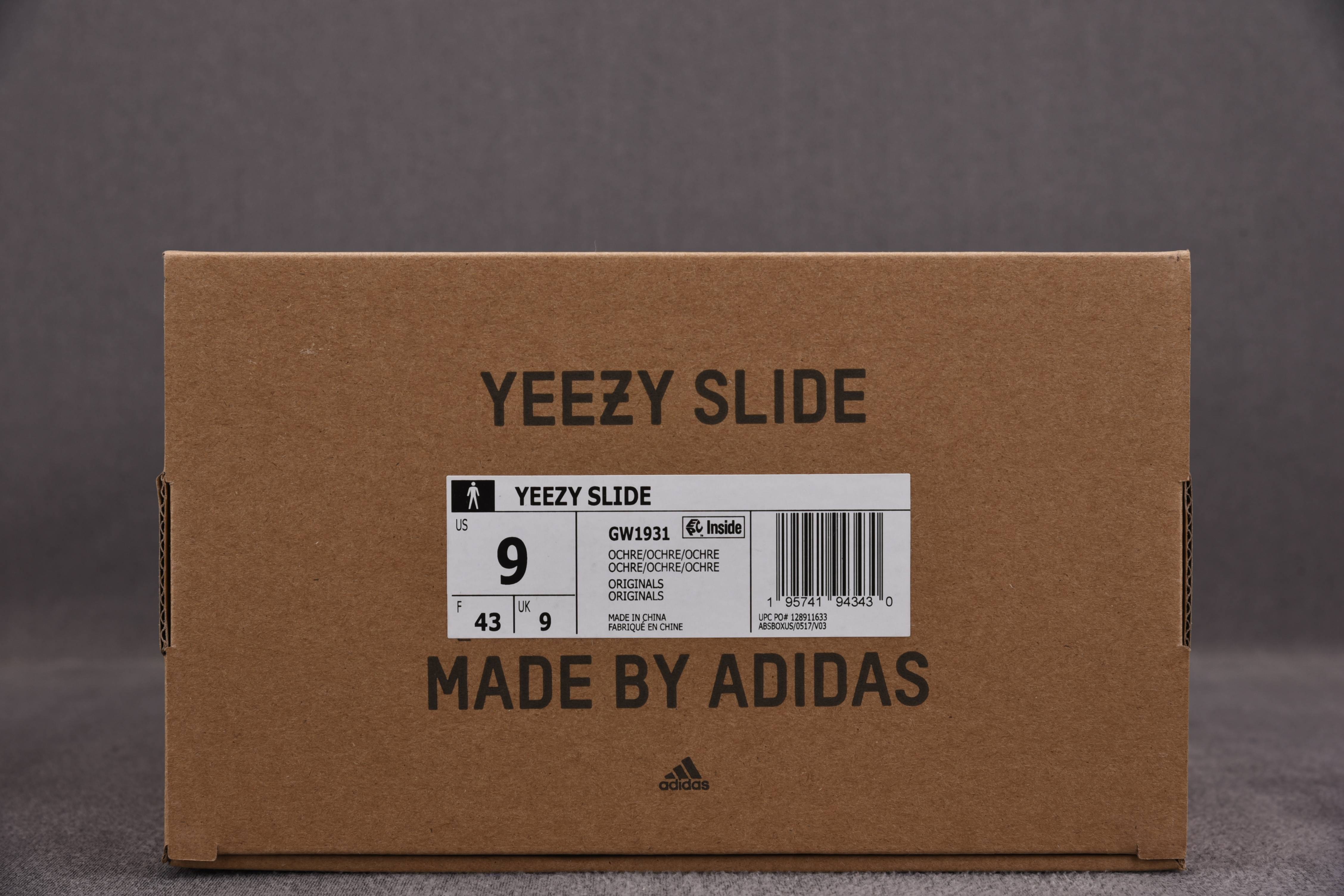 adidas Yeezy Slide Ochre (One Size Smaller!!)