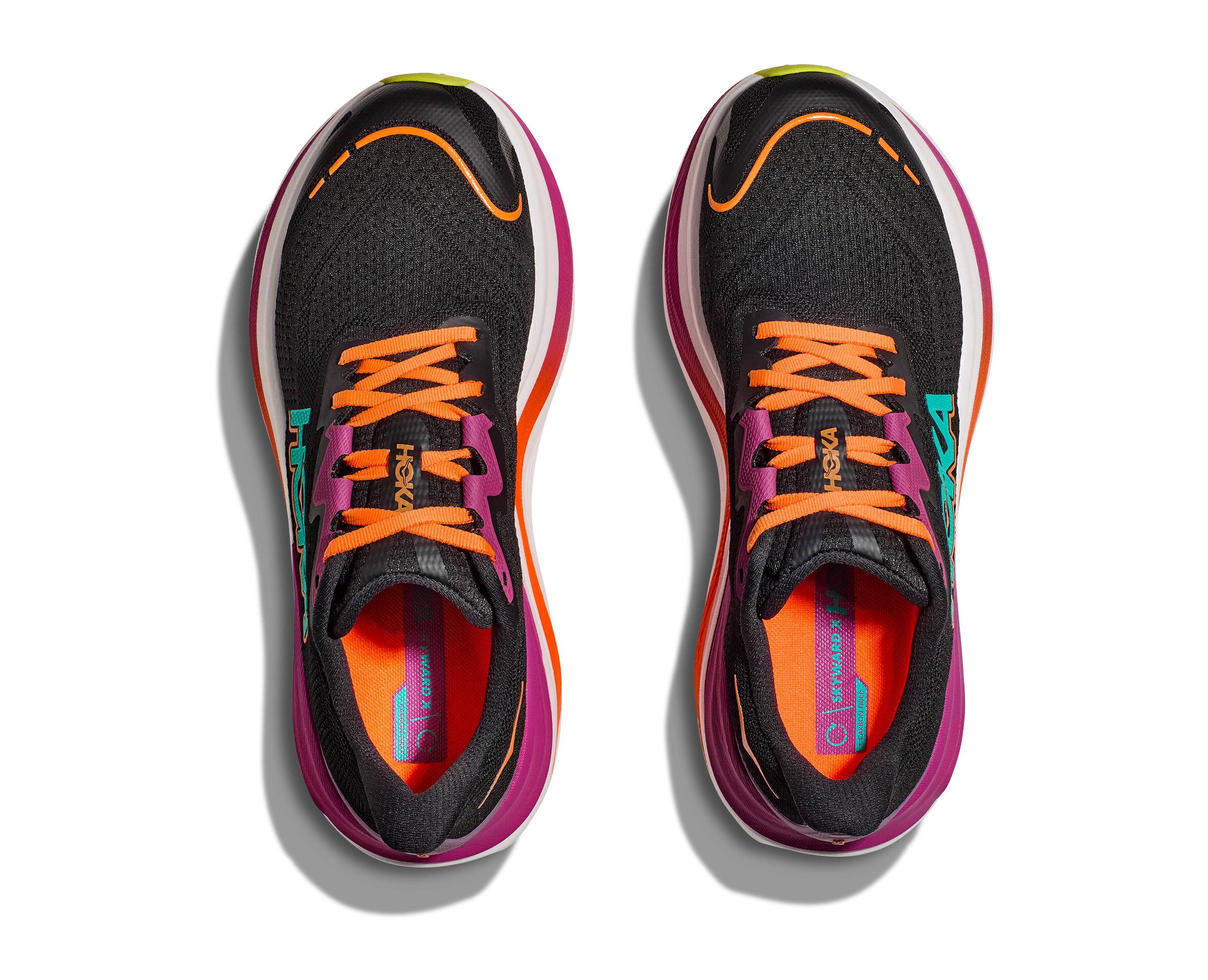 Hoka M SKYWARD X Black / Electric Aqua