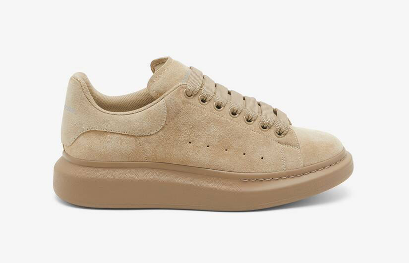 Alexander McQueen Men's Oversized Sneaker in Beige