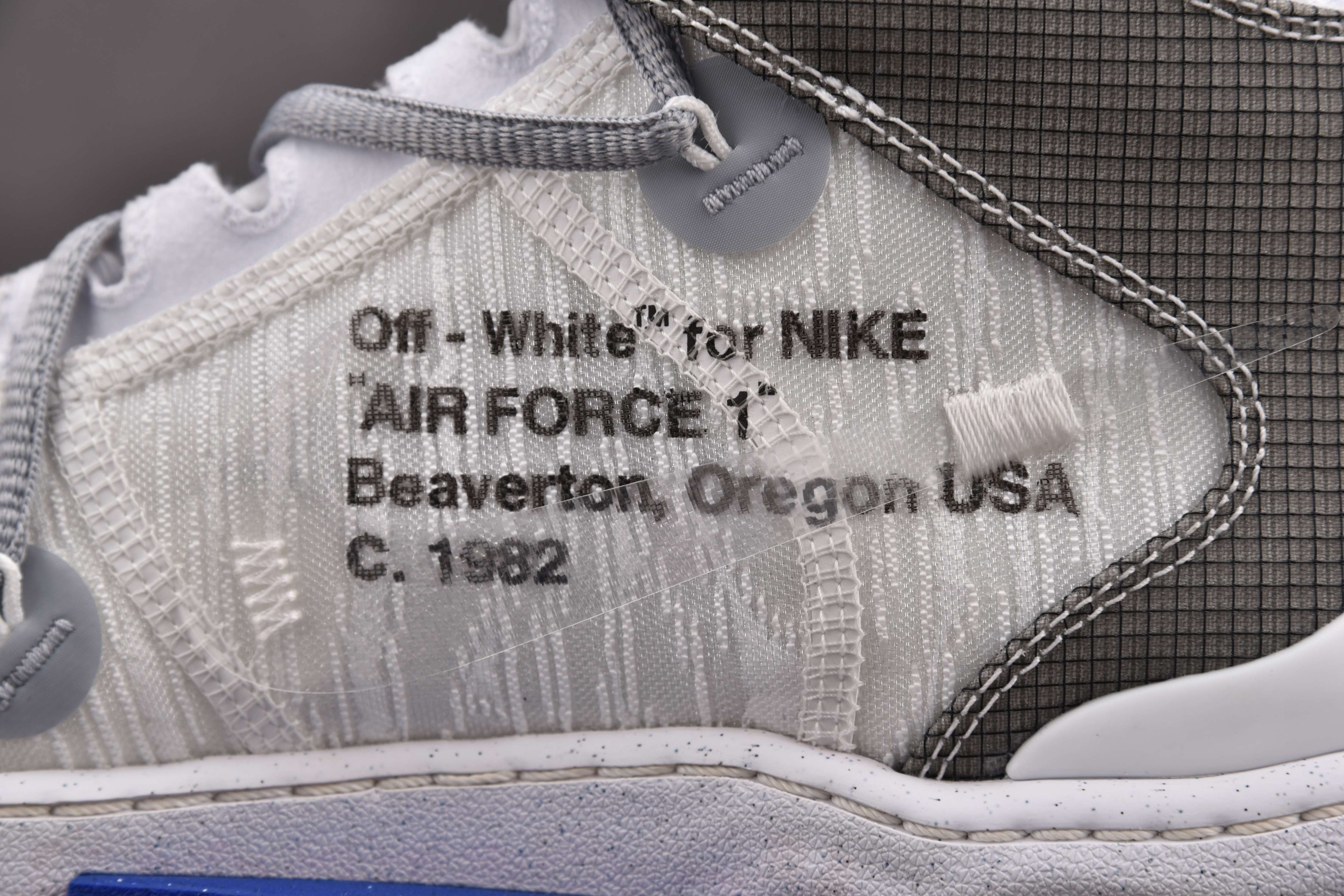 ™ X NIKE AIR FORCE 1 MID: WHITE