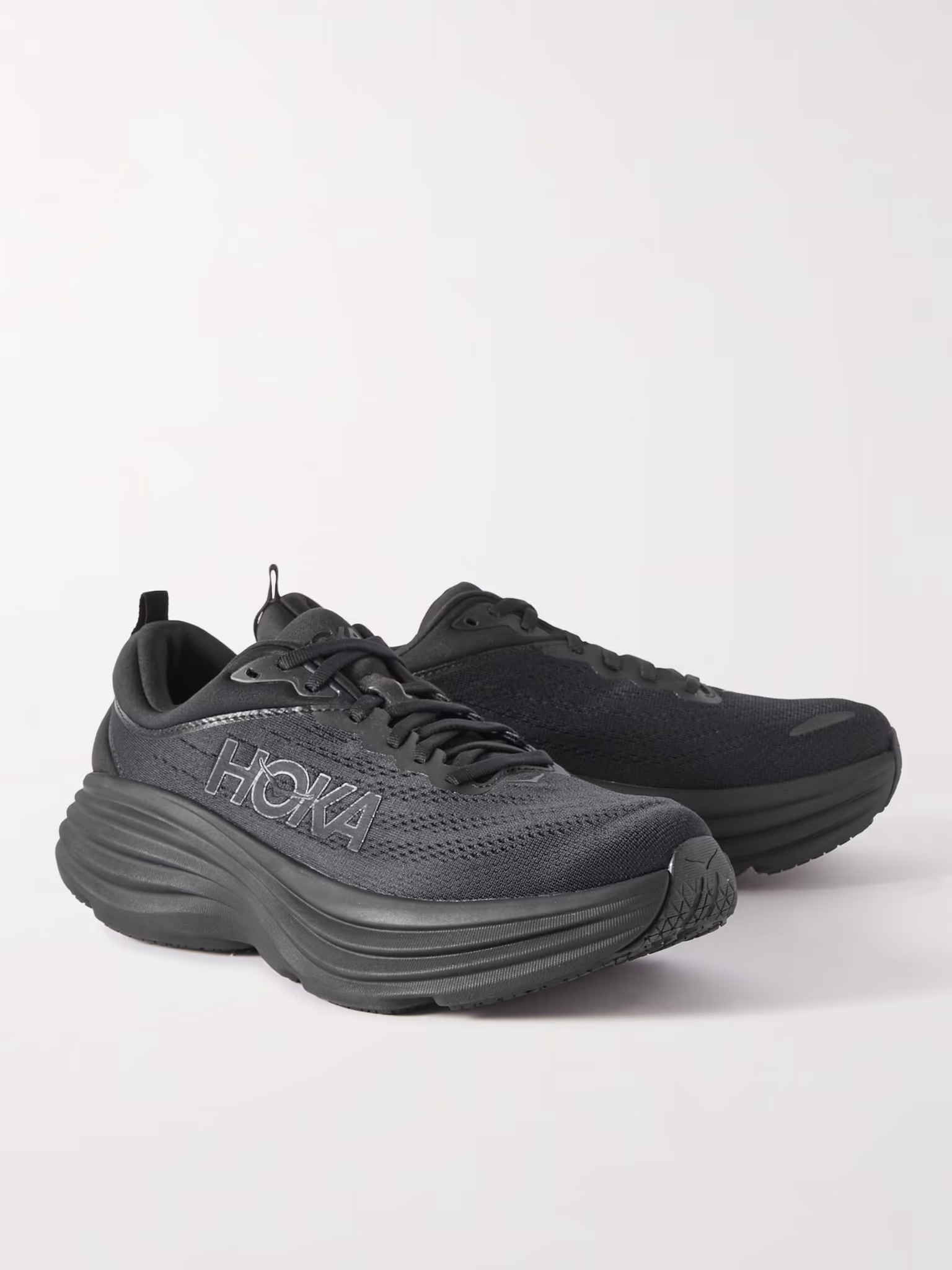 Bondi 8 Rubber-Trimmed Mesh Running Sneakers