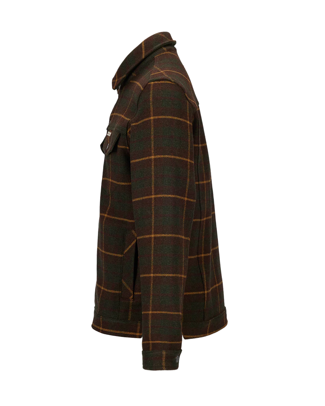 Amundsen Sports Wool Jacket Unisex Hunter Brown Checks