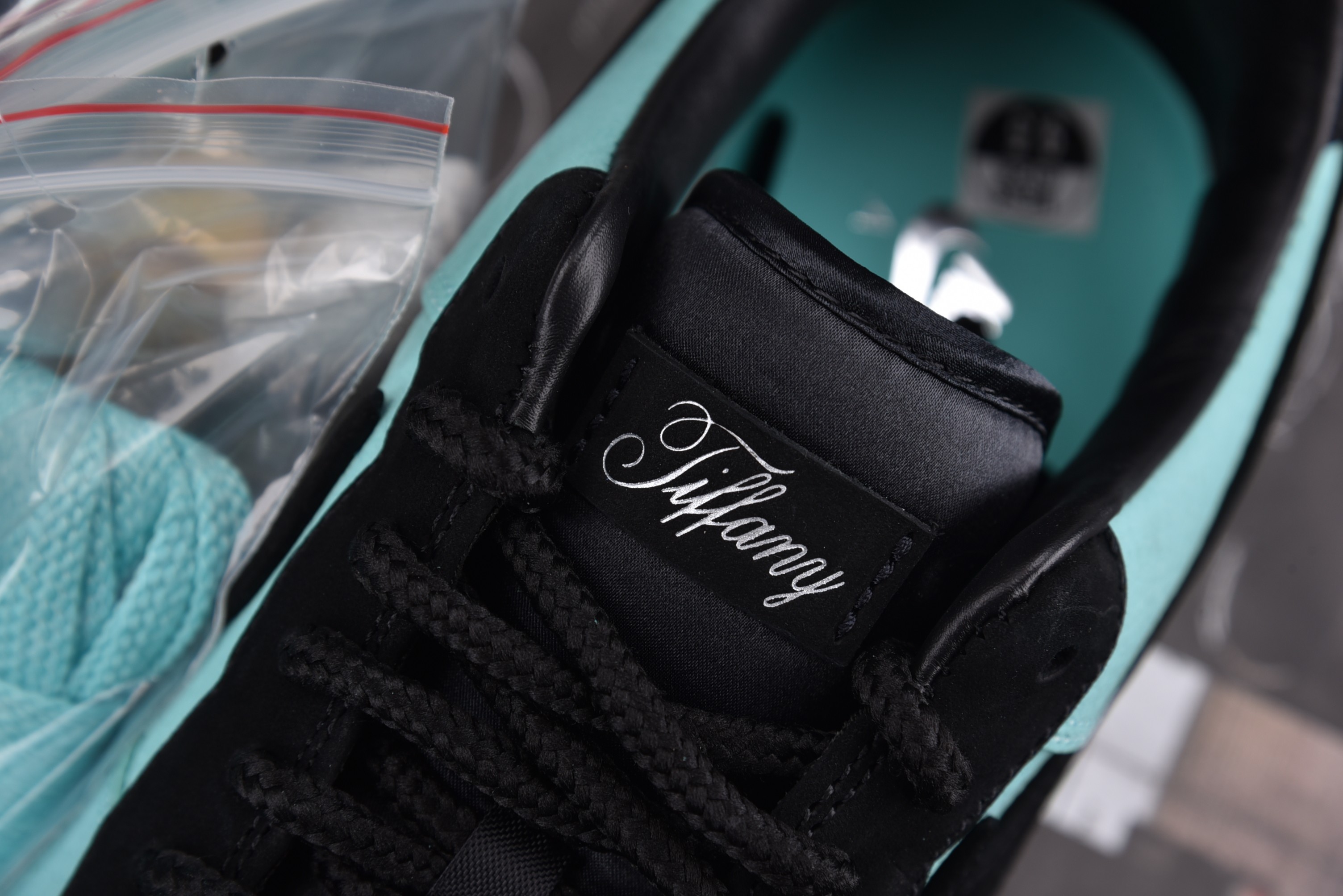 Nike Air Force 1 Low Tiffany & Co. 1837 reversed black and green
