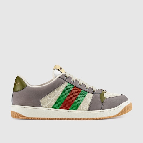 GUCCI Men's Screener sneaker with Web