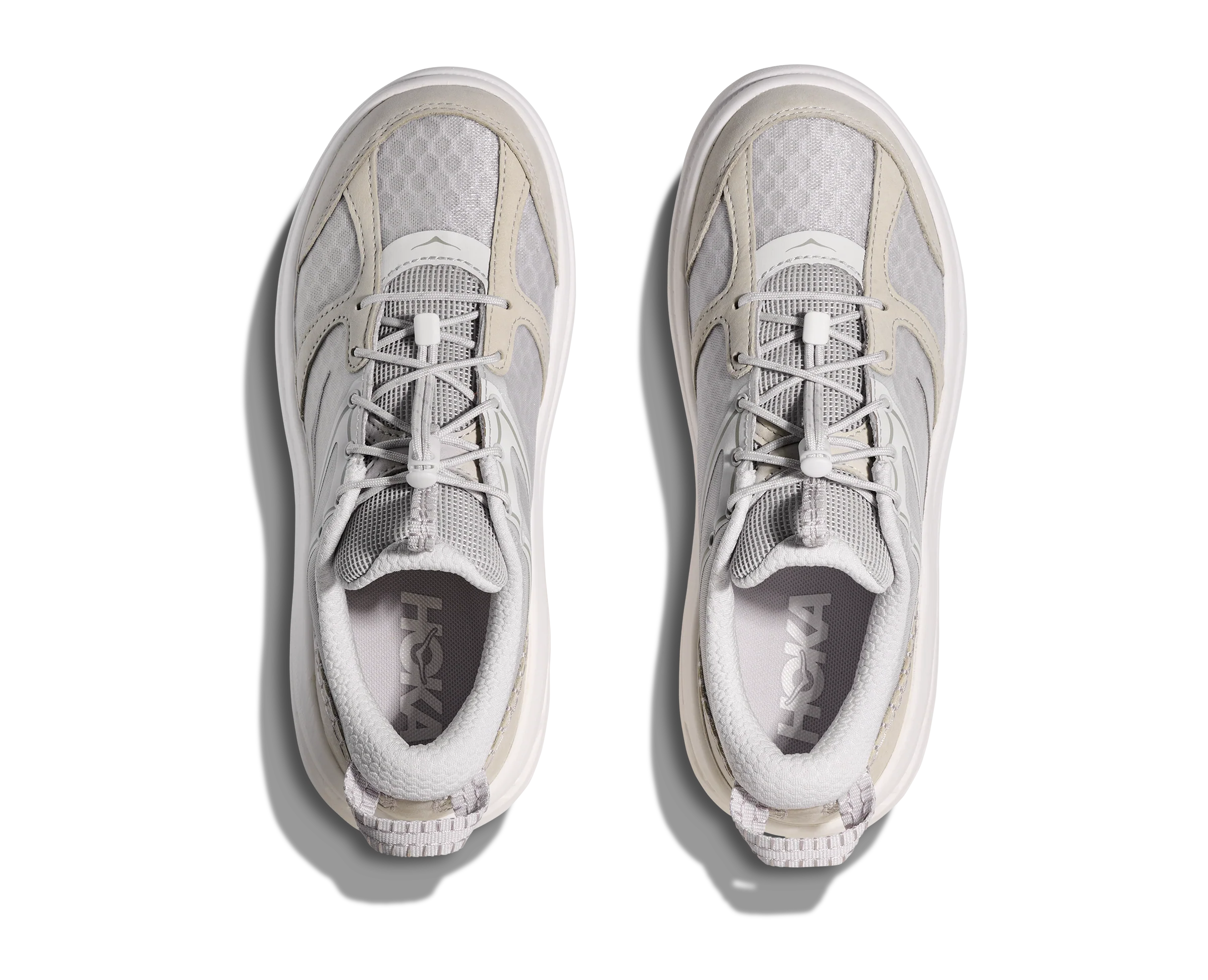 Hoka U BONDI B3 LS Cosmic Grey / White