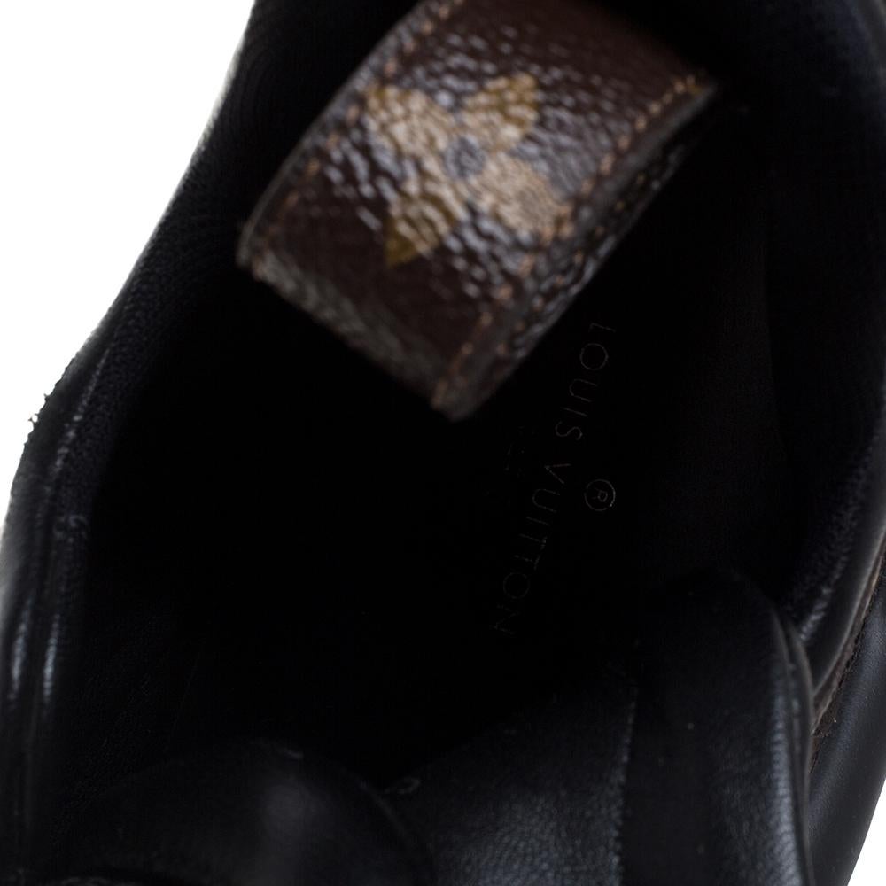 Louis Vuitton Black Monogram Canvas And Mesh Archlight Sneakers
