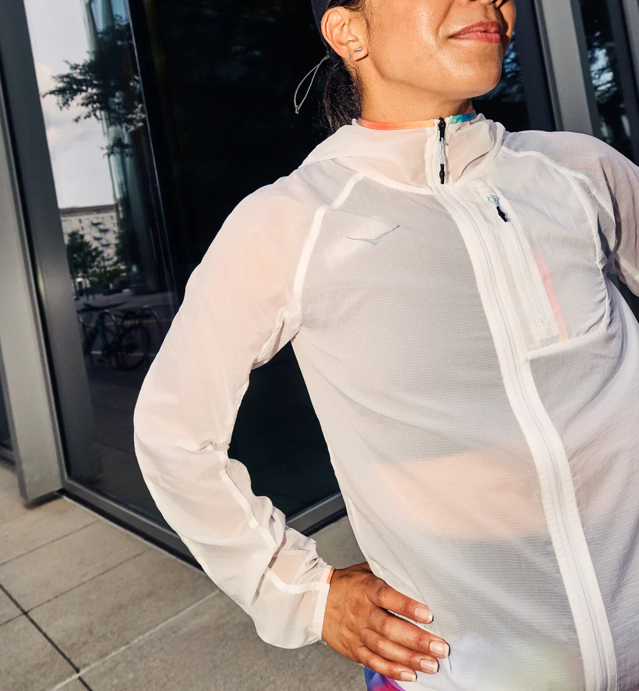 Hoka W Skyflow Jacket White / Multi