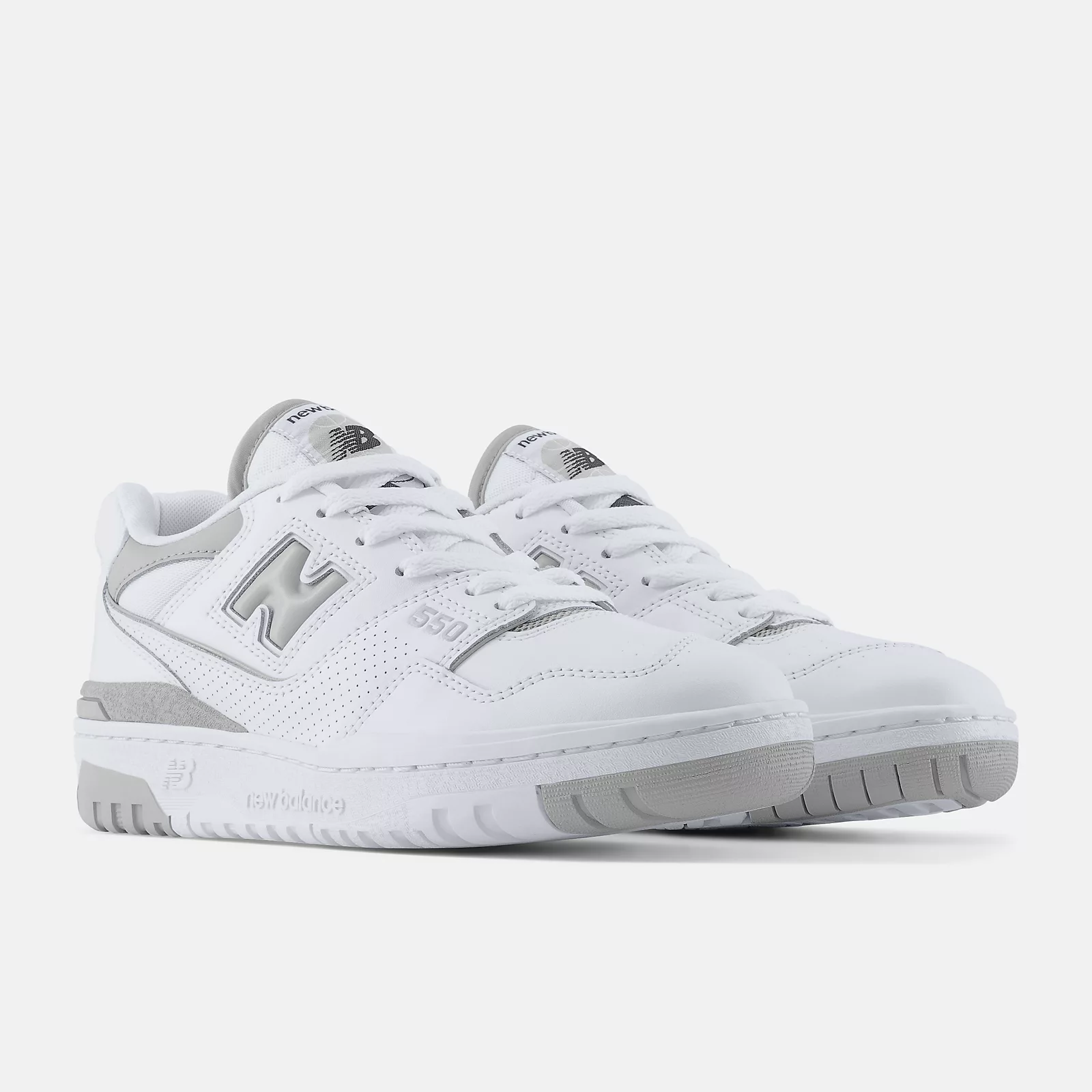 New Balance  550 Casual Shoe -  Men's/Women's hite with Raincloud