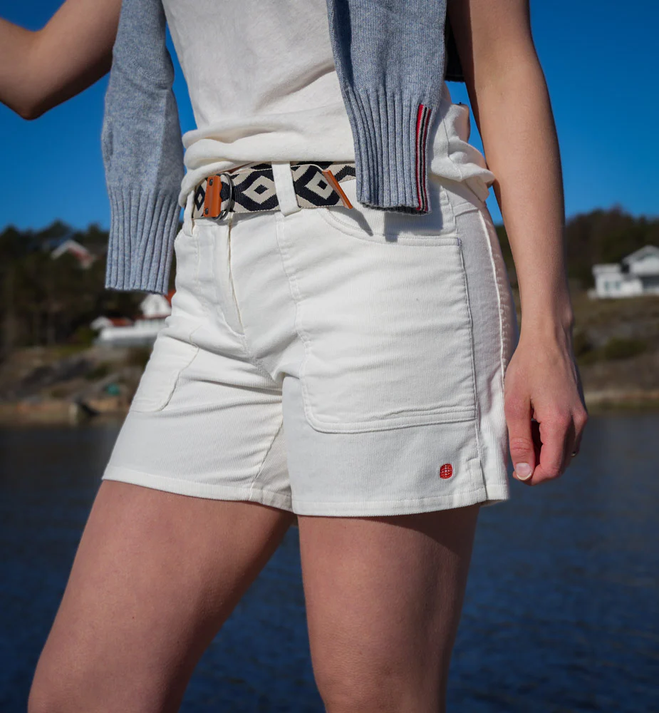 Amundsen Sports 5Incher Concord G.Dyed Shorts Womens White