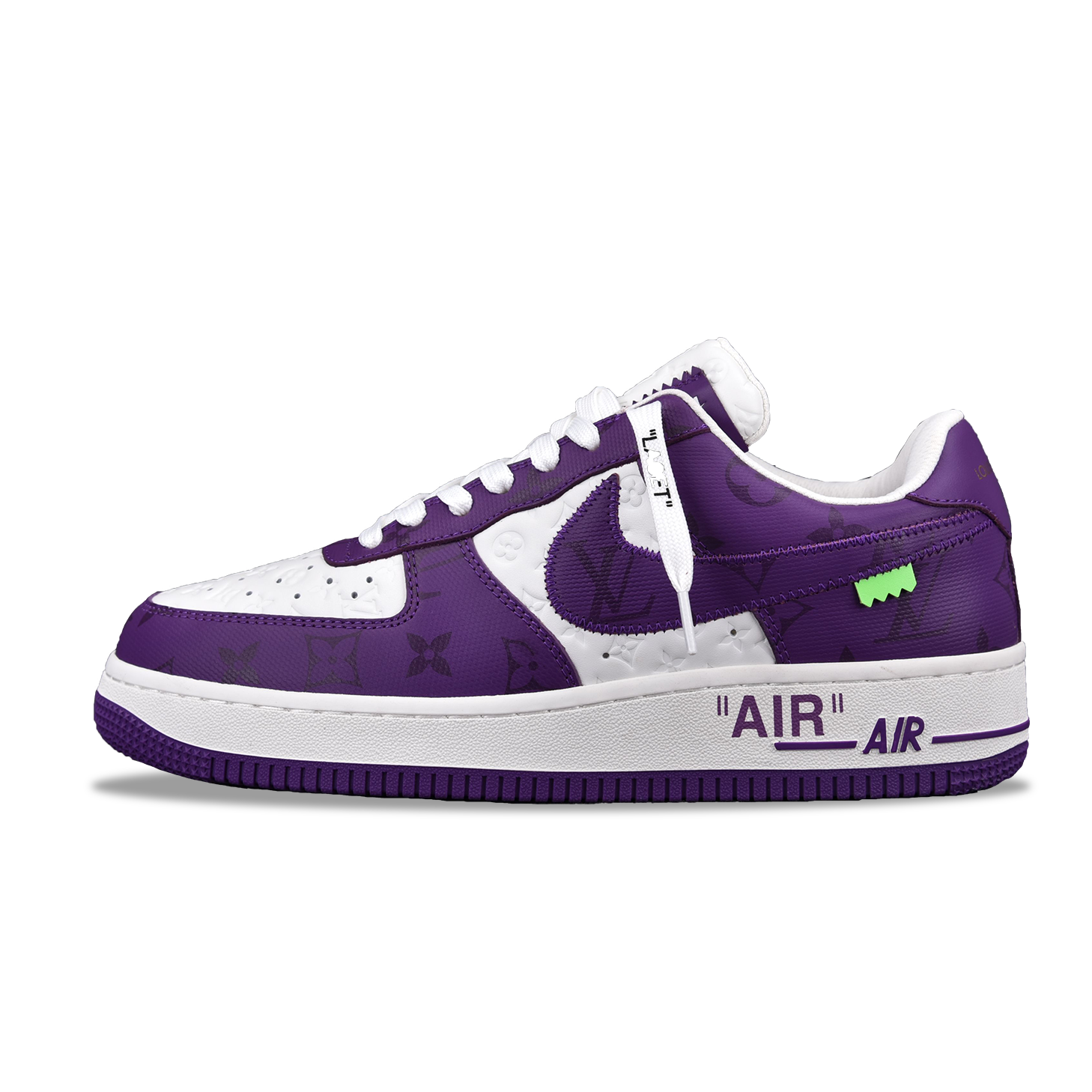 Nike Air Force 1 Low Louis Vuitton Royal Purple (Be careful about the size!!)