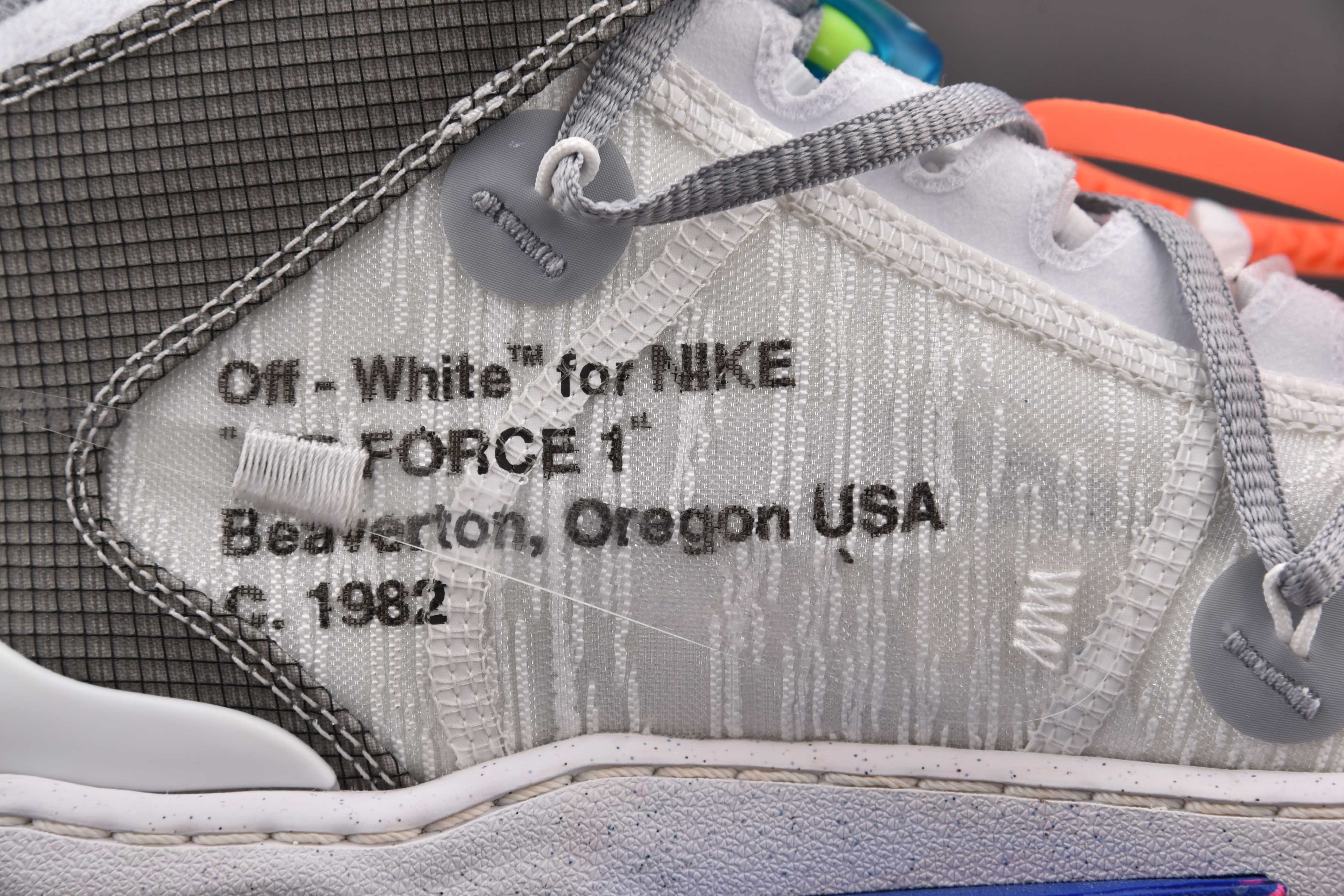 ™ X NIKE AIR FORCE 1 MID: WHITE