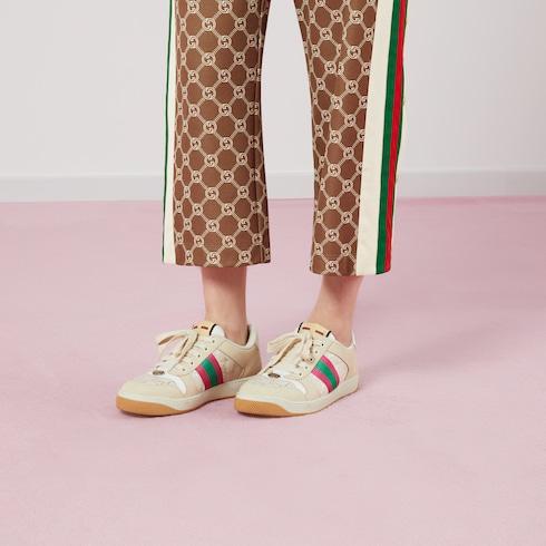 GUCCI Women's Screener sneaker with Web