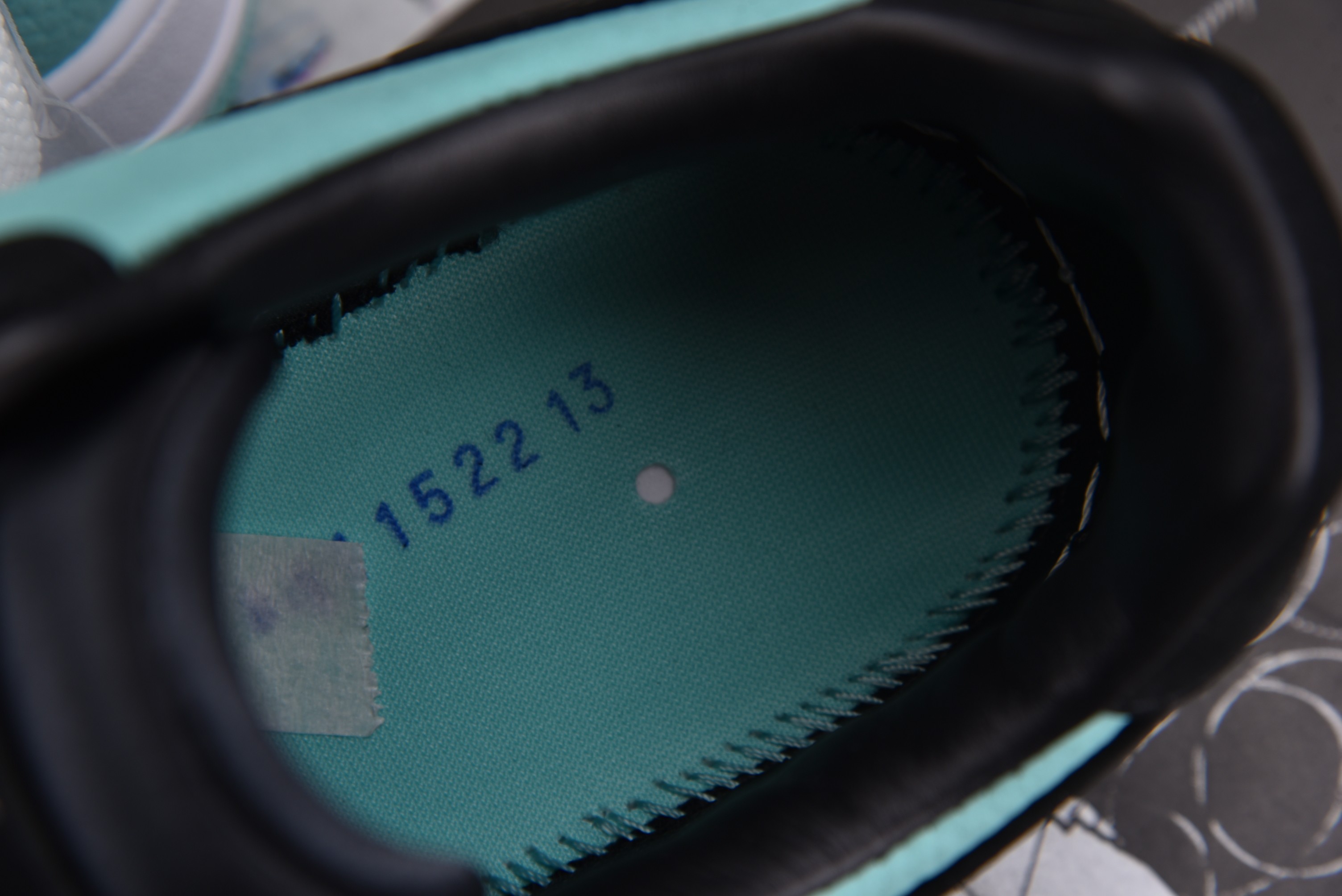 Nike Air Force 1 Low Tiffany & Co. 1837 reversed black and green