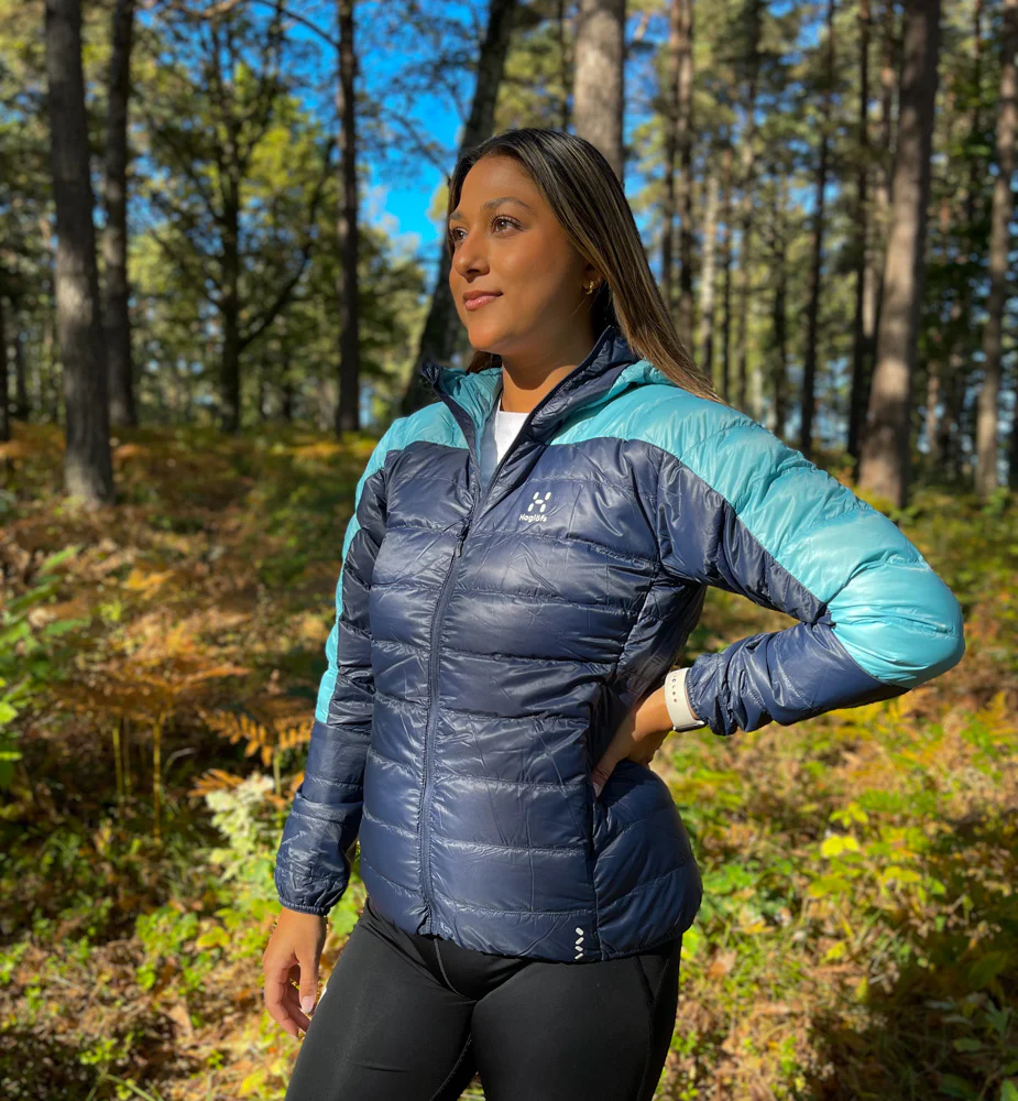 Haglöfs L.I.M Down Hood Women Tarn Blue / Frost Blue