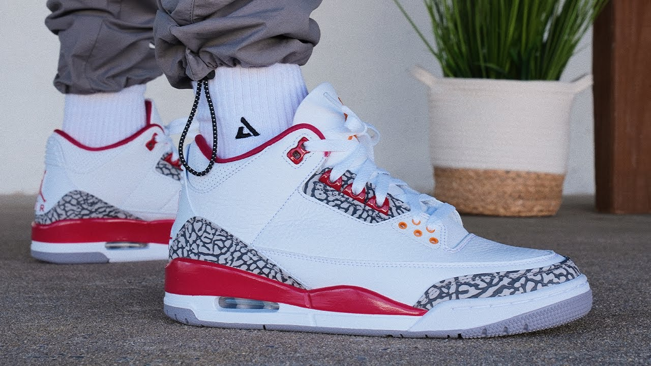 Jordan 3 Retro Cardinal Red